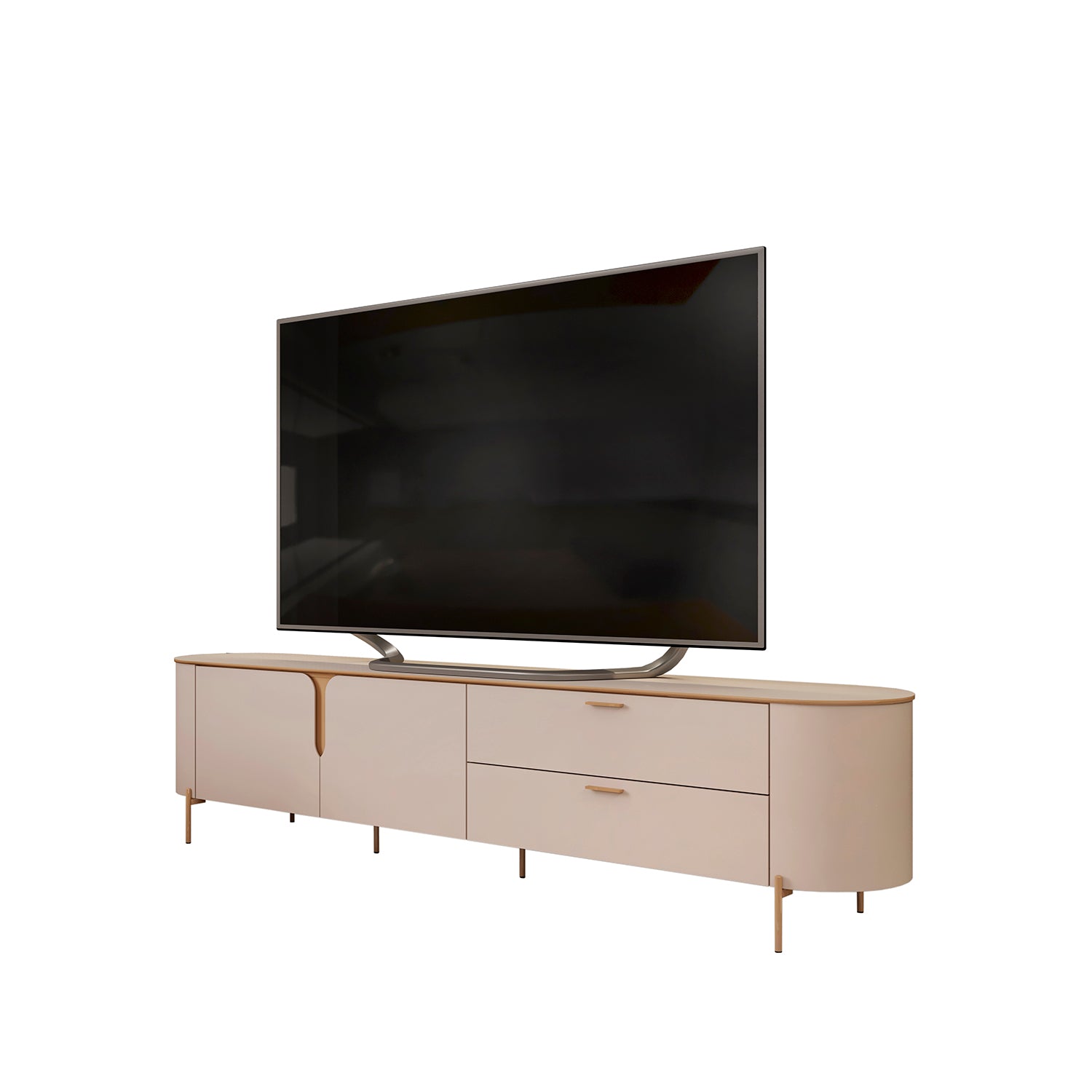 Mesa De Tv Flora 241X57X47 Off White