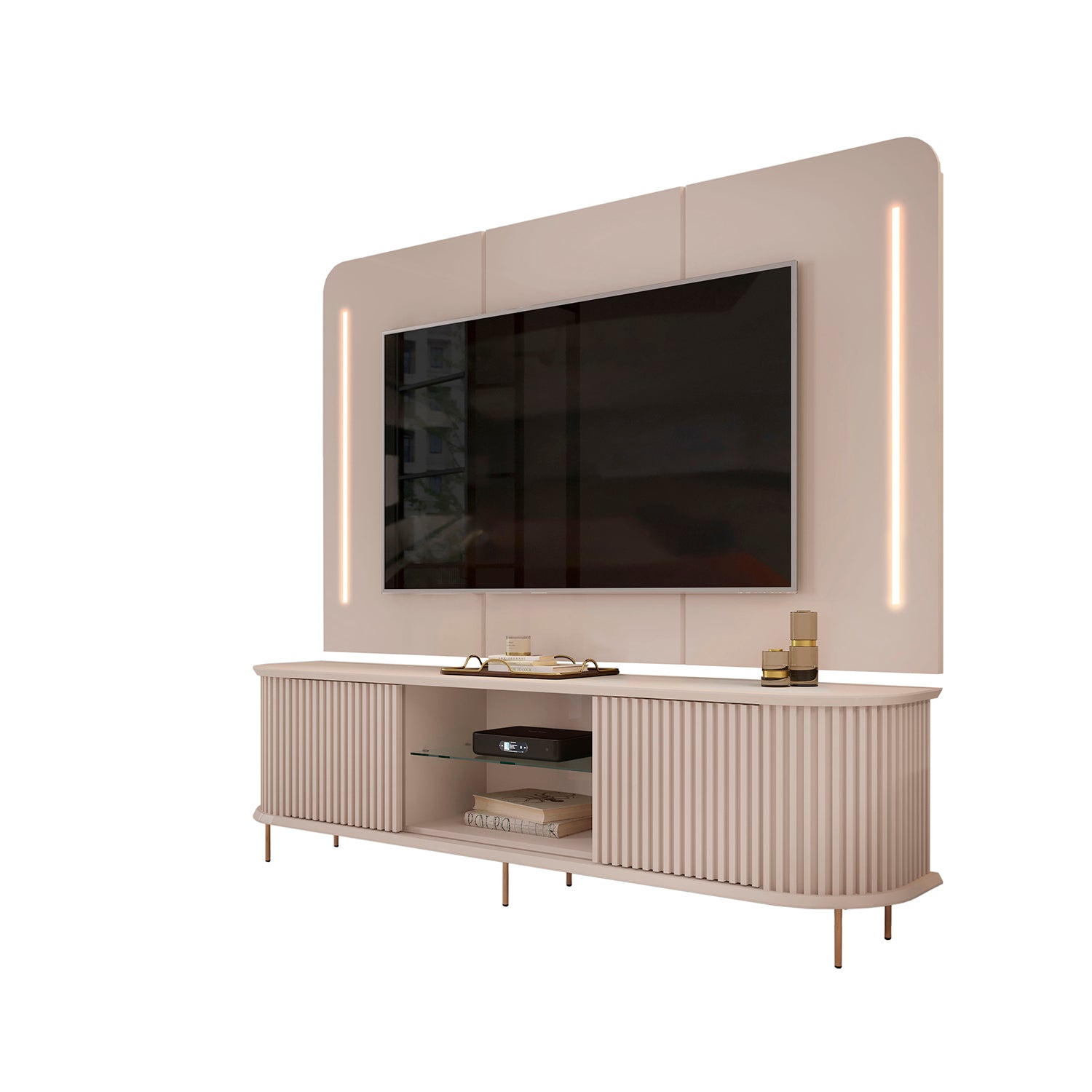 Centro De Entretenimiento Frizz 218X197X45 Off White