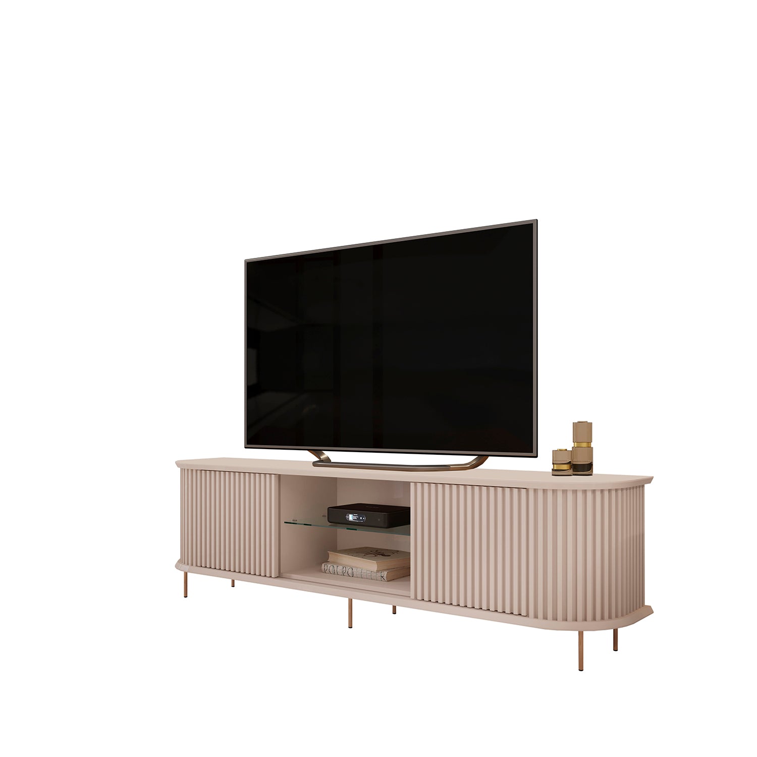 Mesa De Tv Frizz 218X62X45 Off White
