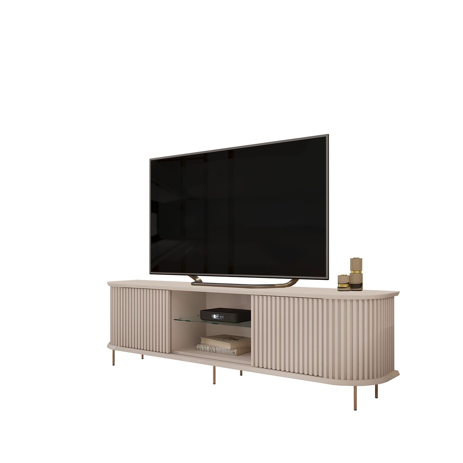 Mesa De Tv Frizz 218X62X45 Off White
