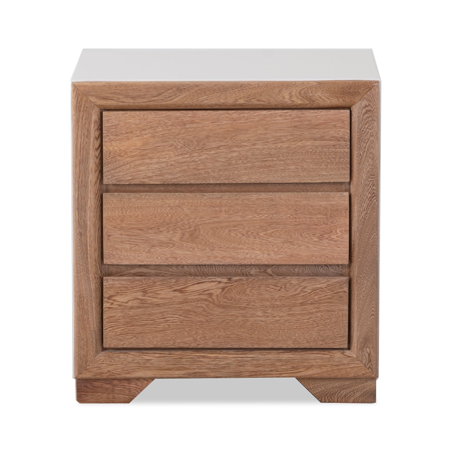 Mesa de Noche Marriot Natural, Off White