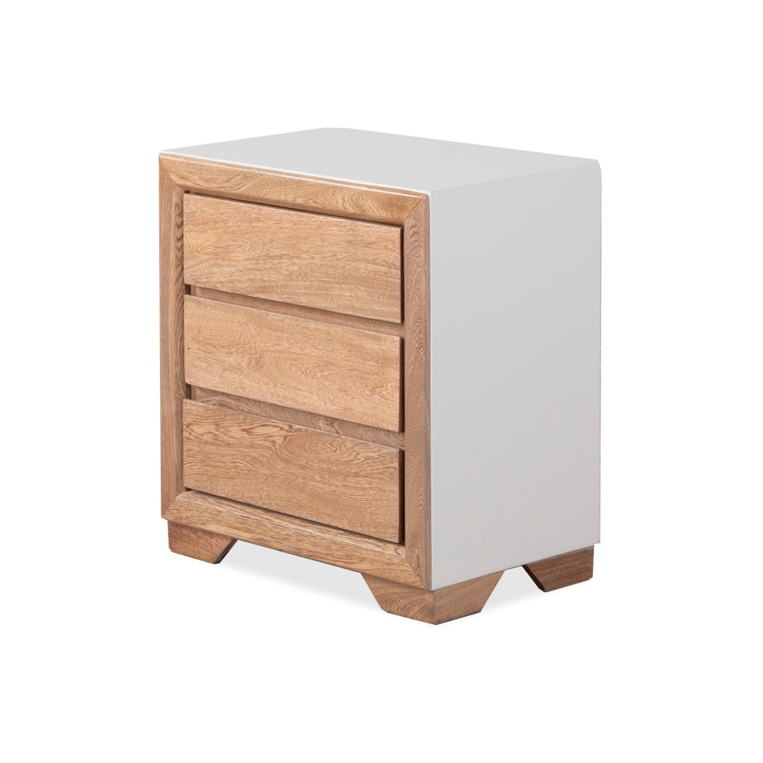 Mesa de Noche Marriot Natural, Off White