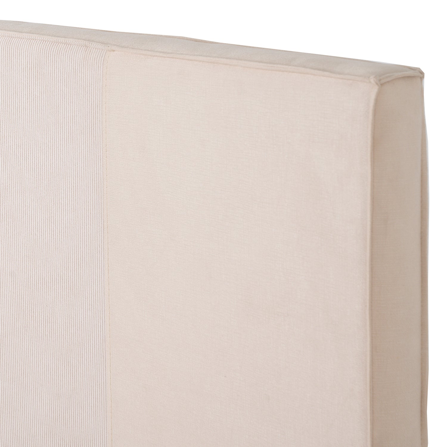 Cama Doble Tokyo Microfibra Beige, Natural