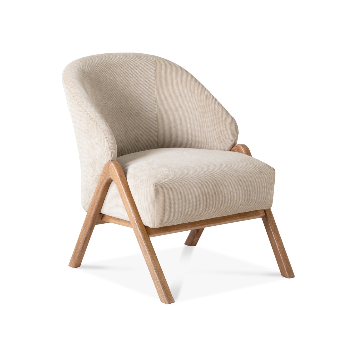 Poltrona Ryan Nhilo Taupe, Natural