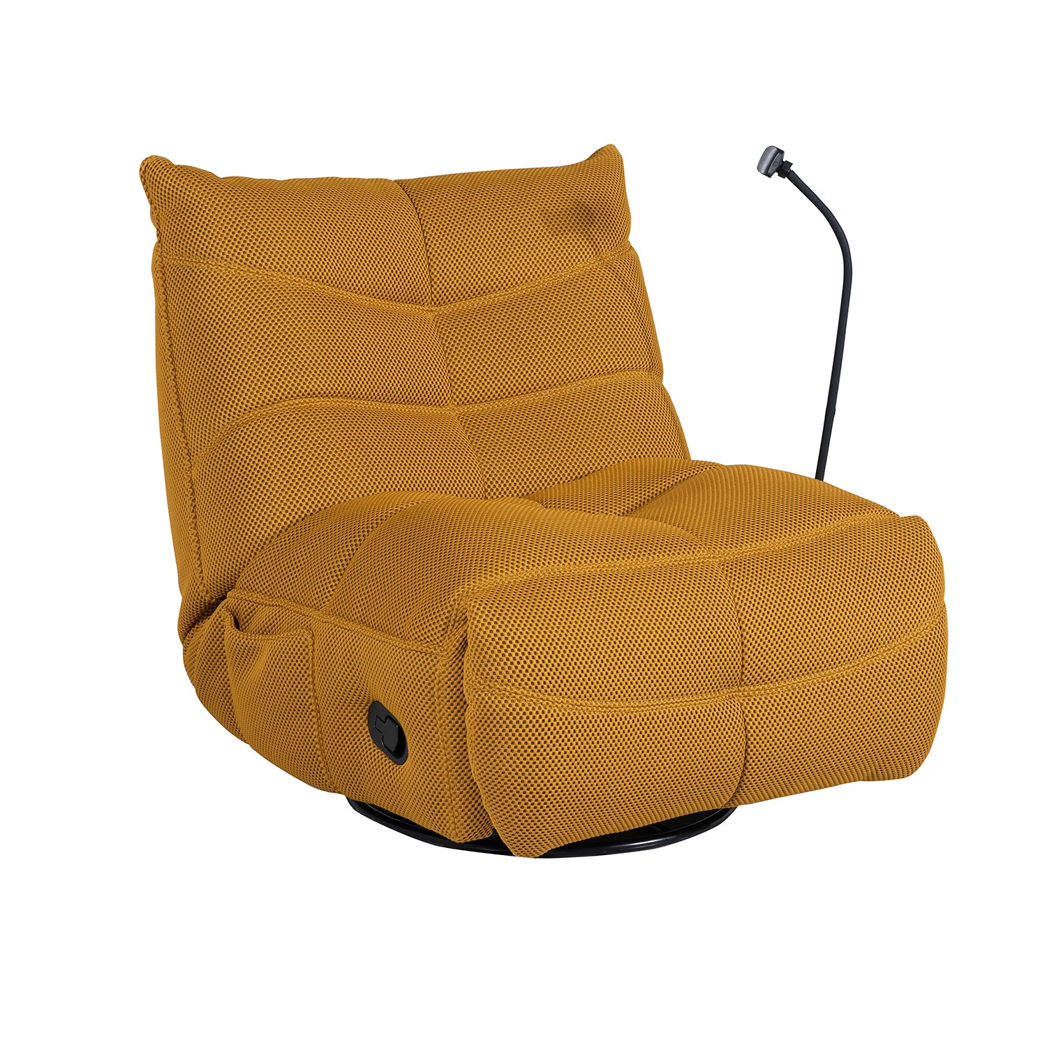 Sillón Reclinable Aston Mostaza Manual
