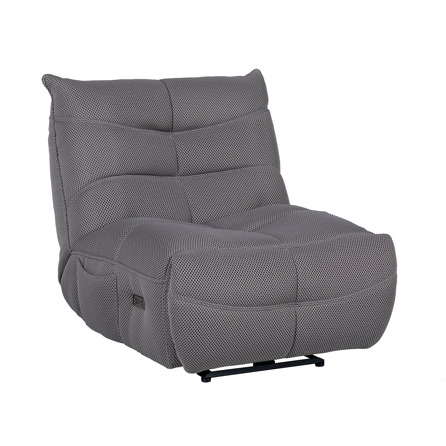 Sillón Reclinable Aston Gris Electrica