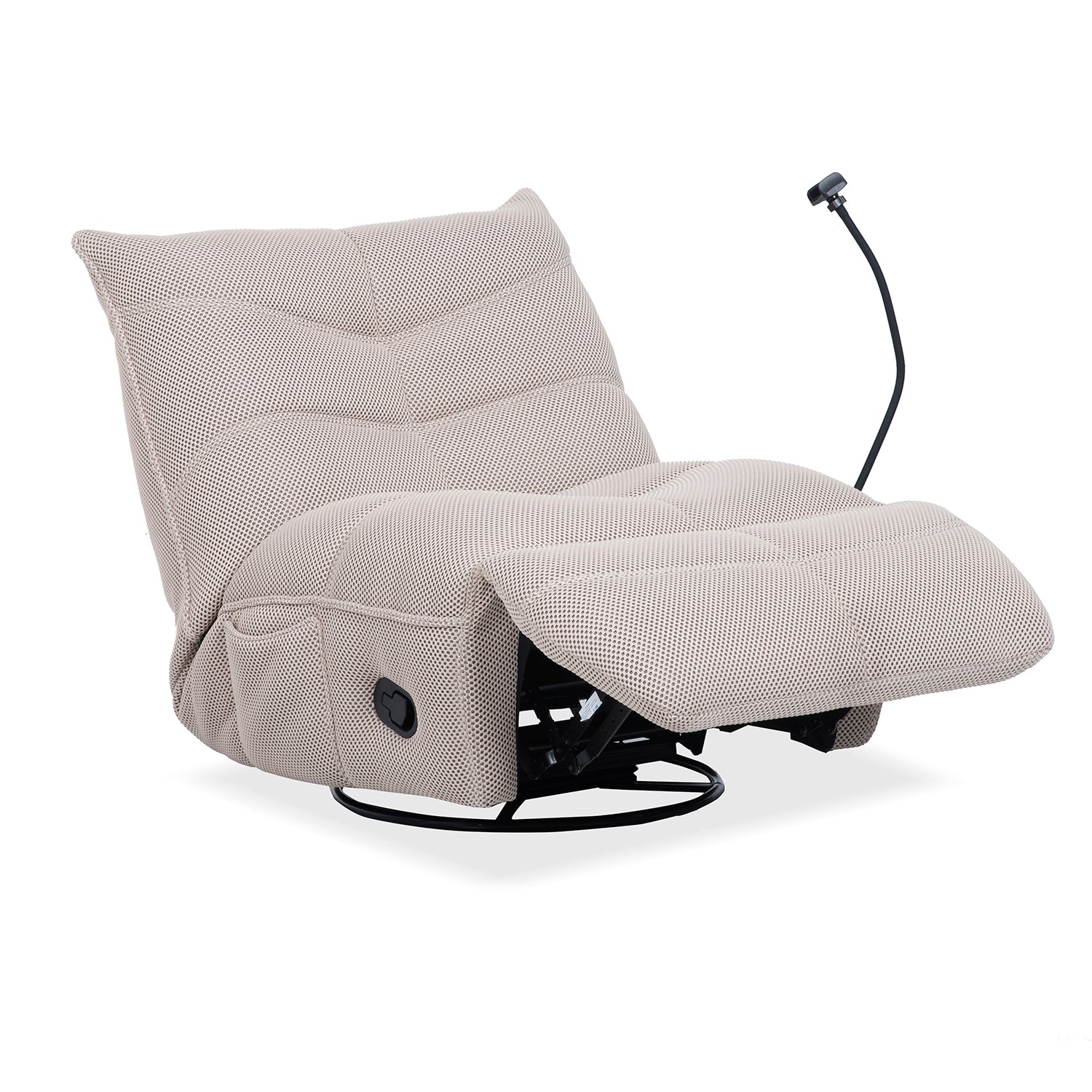 Sillón Reclinable Aston Beige Manual