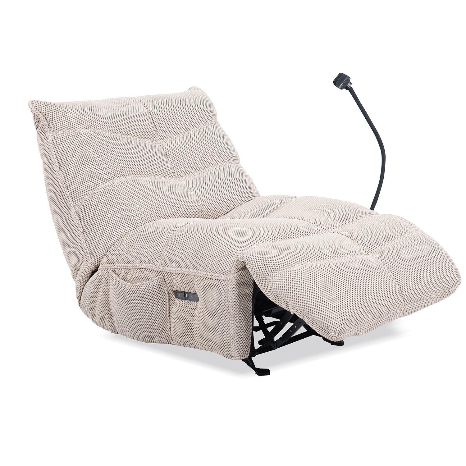 Sillón Reclinable Aston Beige Electrica