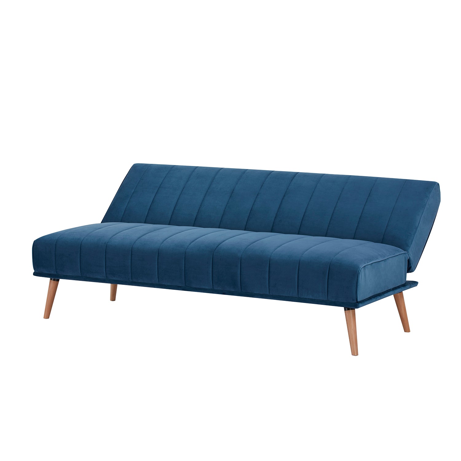 Sofá Cama Denzel Velvet Azul