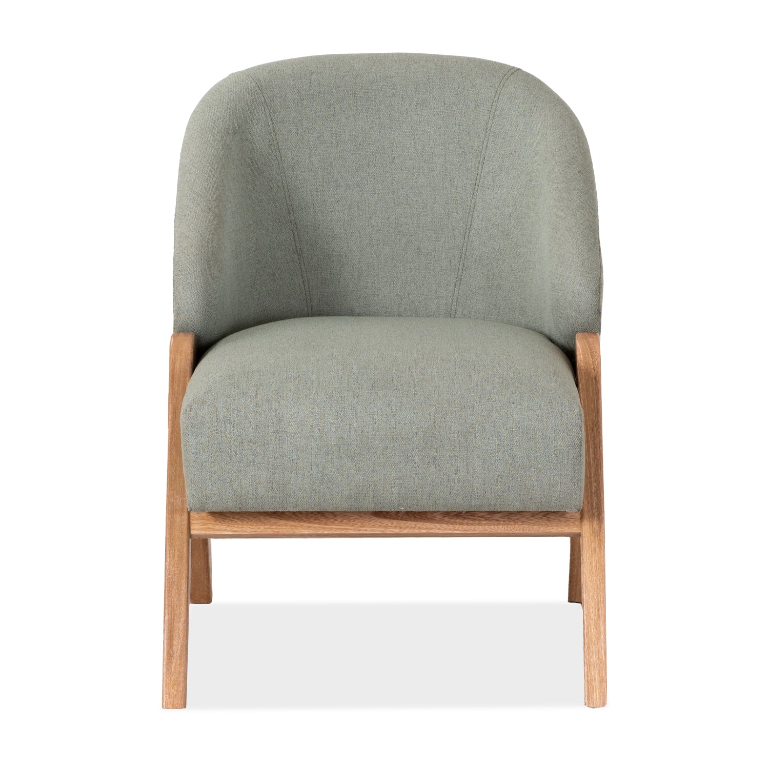 Poltrona Ryan Lino Verona Verde, Natural