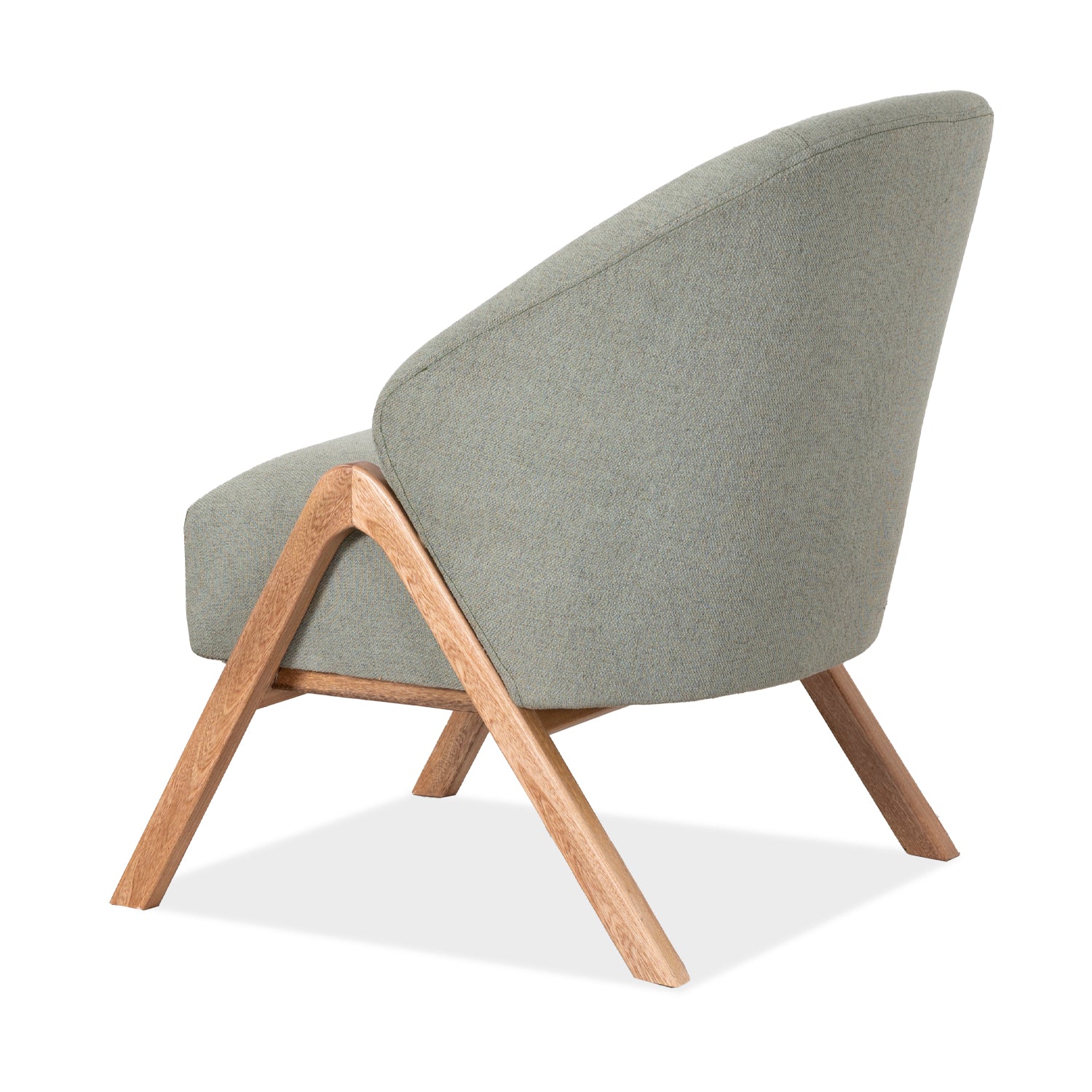 Poltrona Ryan Lino Verona Verde, Natural