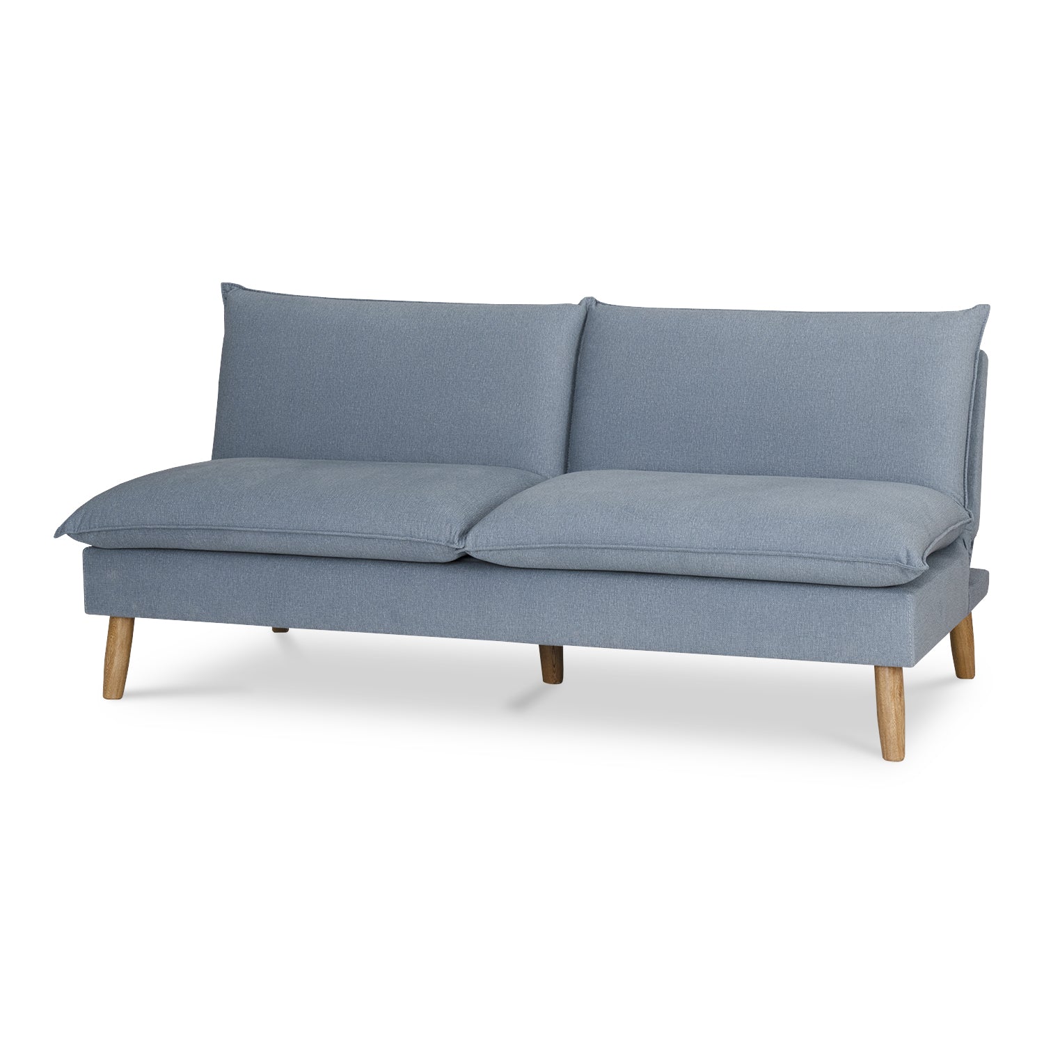 Sofá Cama Albi Velvet Chalet Indigo, Natural