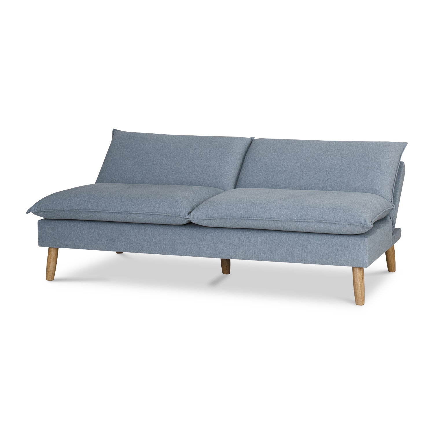 Sofá Cama Albi Velvet Chalet Indigo, Natural