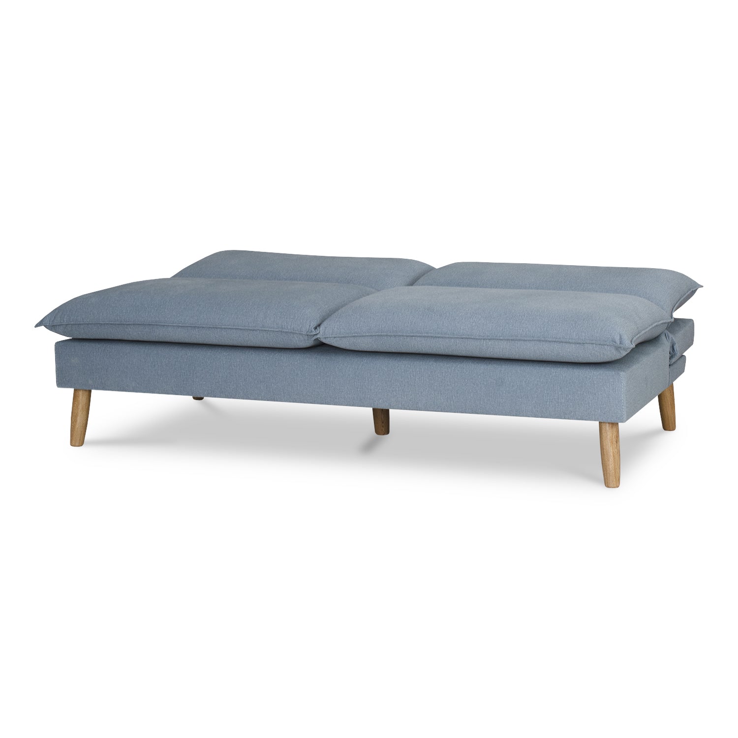 Sofá Cama Albi Velvet Chalet Indigo, Natural