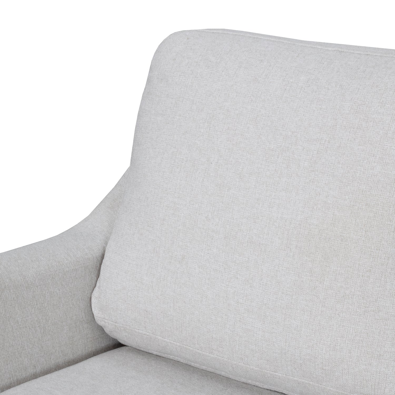 Sofá 2 Puestos Liam Lino Beige, Natural