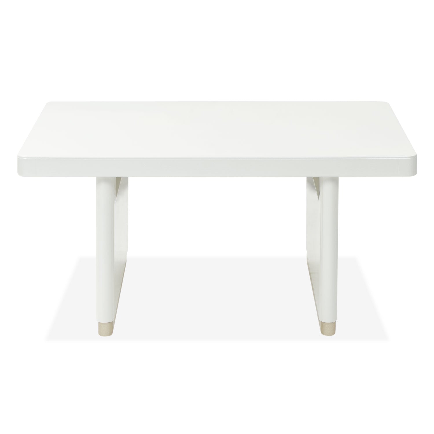 Mesa De Centro Bonn Blanco Perla, Champaña Rectangular