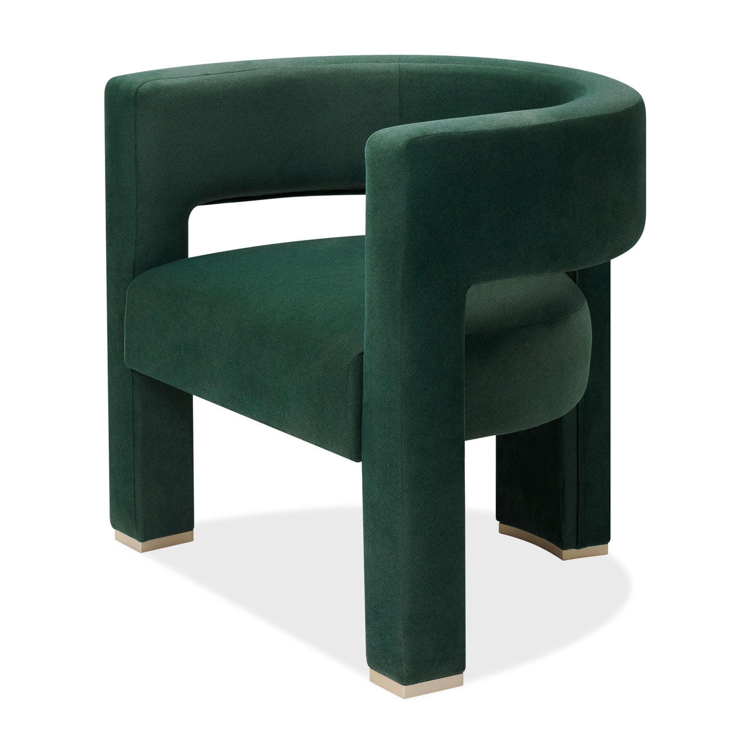 Poltrona Sevilla Velvet Galicia Verde, Champaña