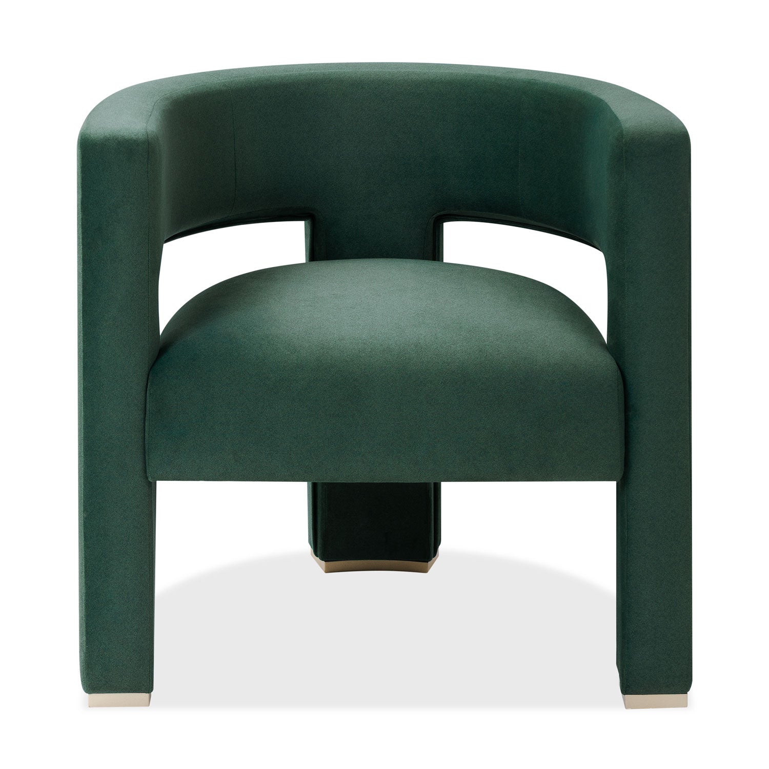 Poltrona Sevilla Velvet Galicia Verde, Champaña