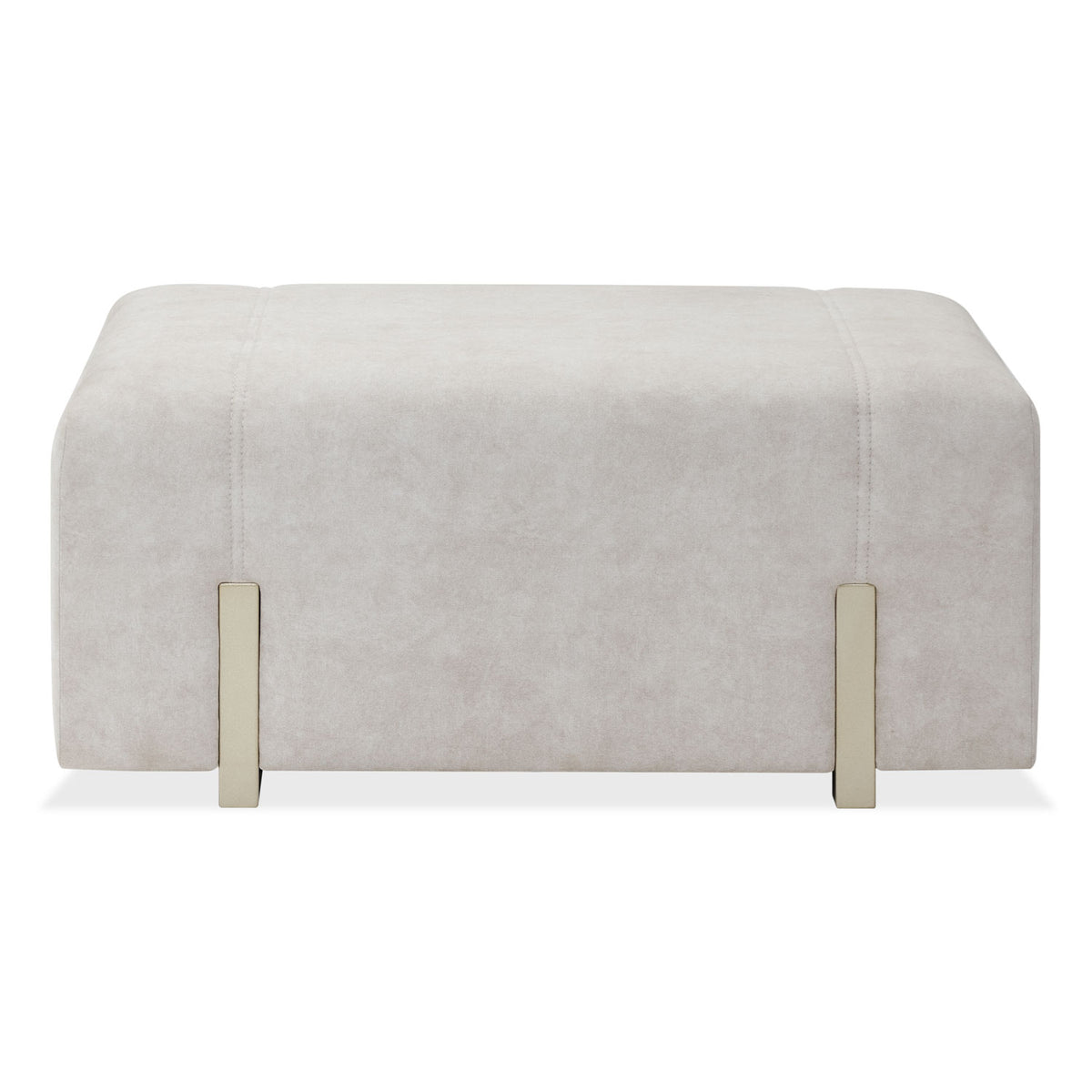 Puff Sevilla Velvet Zarem Ivory, Champaña
