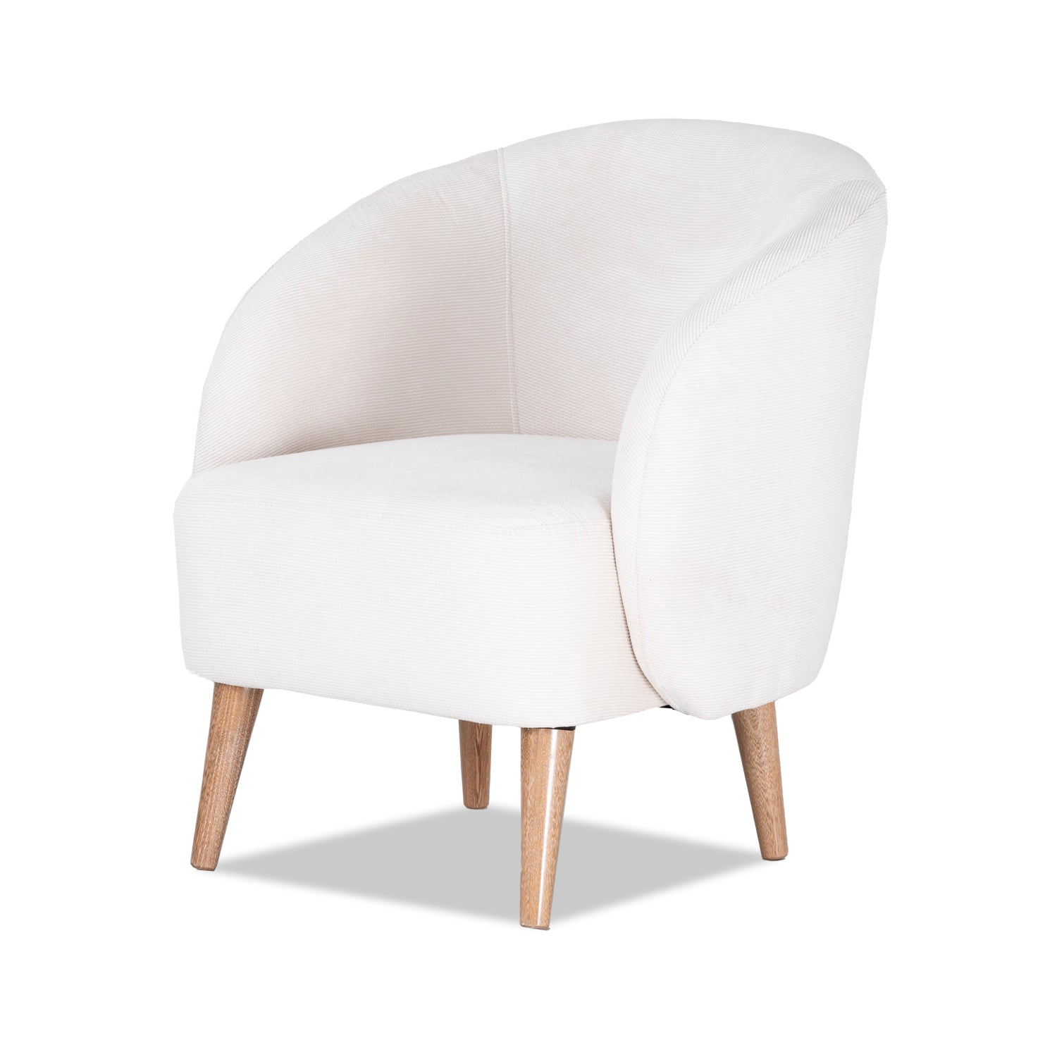 Poltrona Colin Nhilo Velvet Sand, Natural