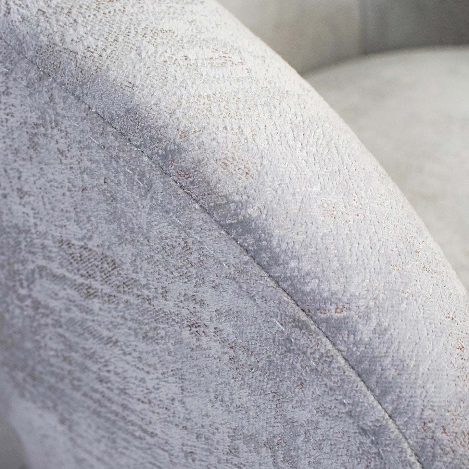 Poltrona Colin Velvet Kingston Gris, Champaña