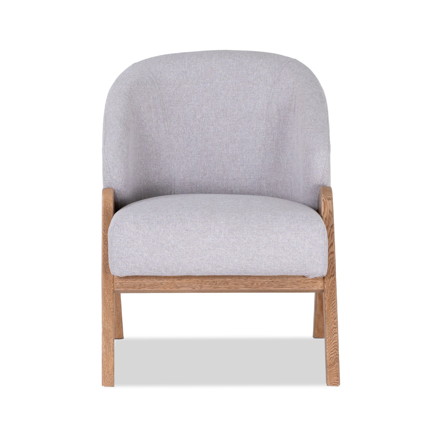 Poltrona Ryan Lino Klap Gris, Natural