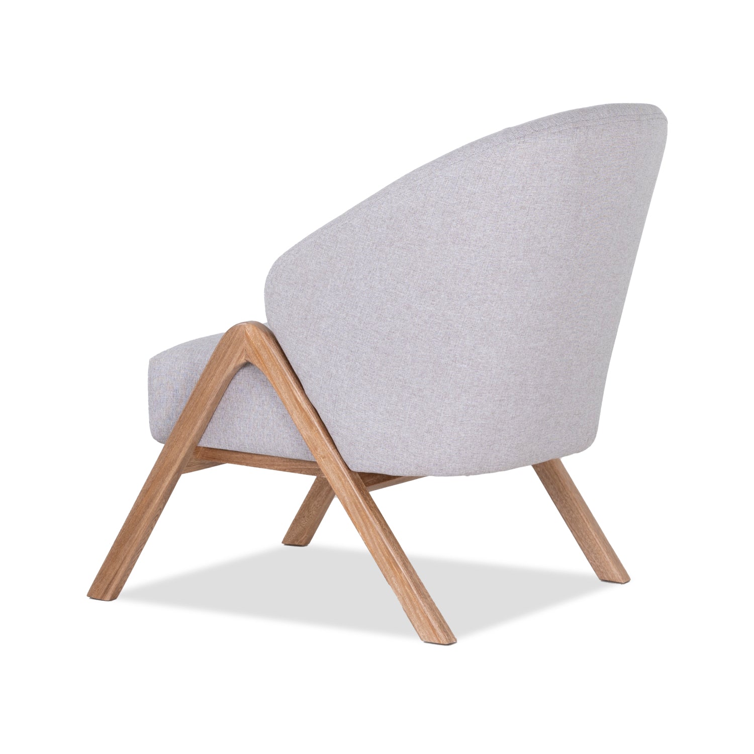 Poltrona Ryan Lino Klap Gris, Natural