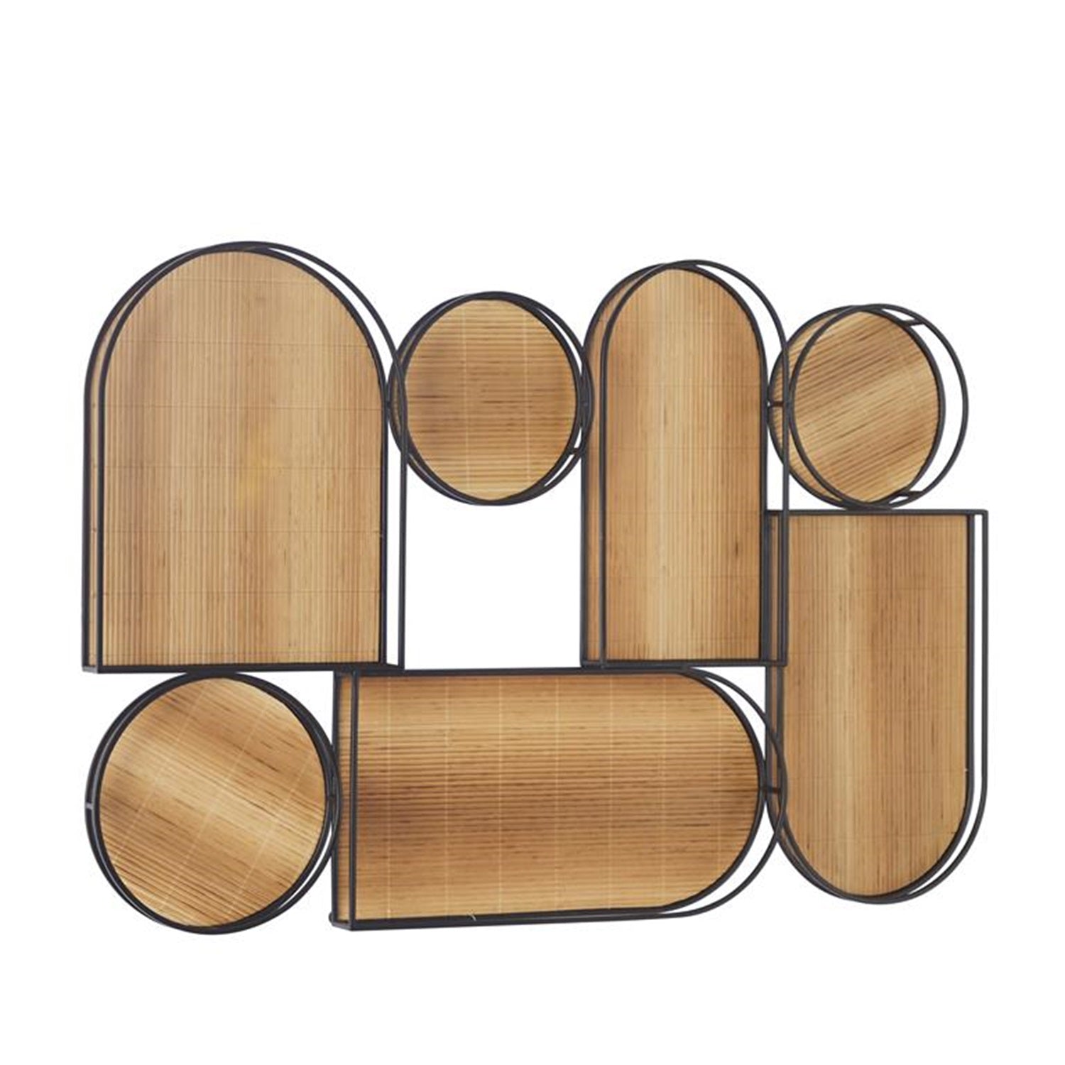 Apliques 82X71X6 Cafe Bamboo