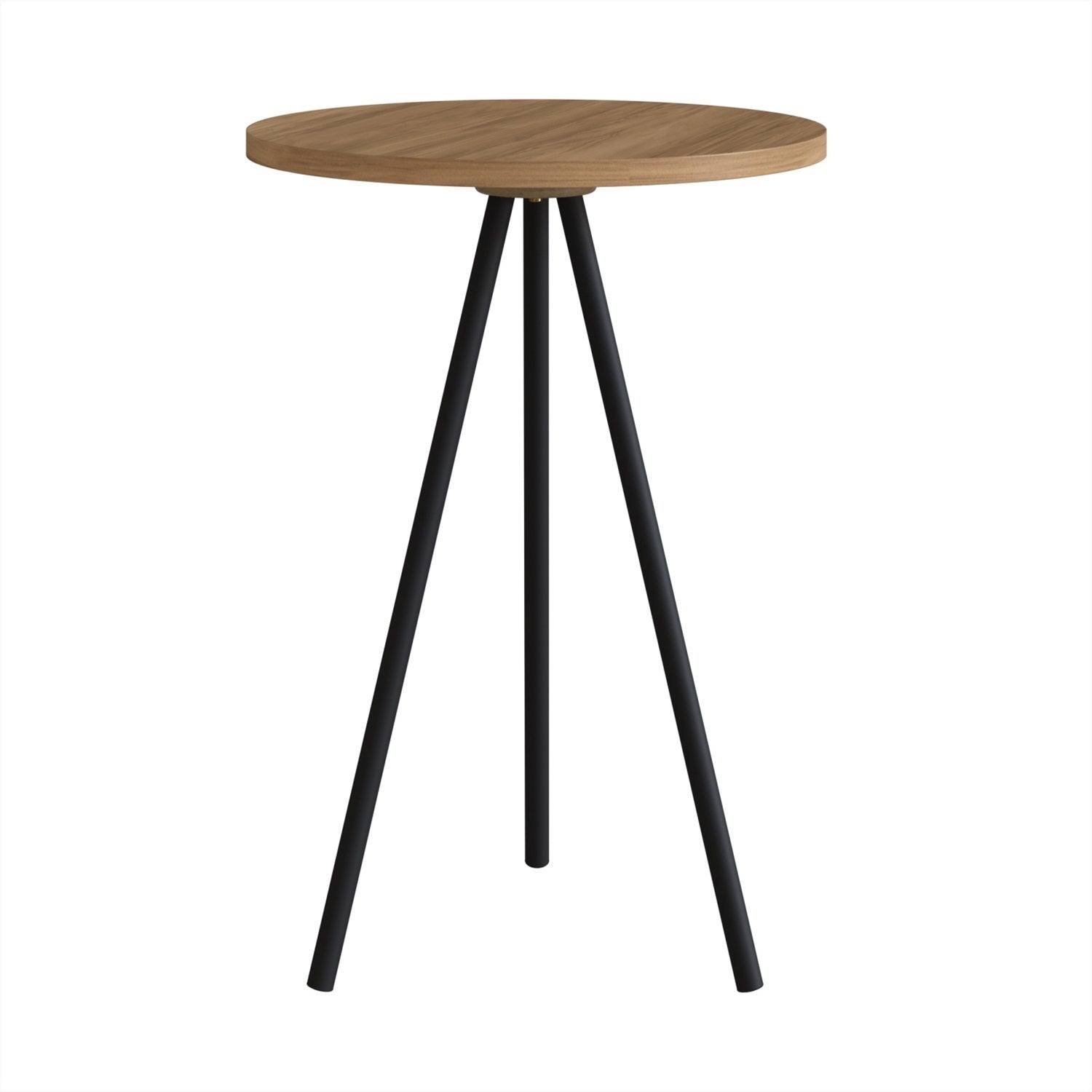 Mesa Auxiliar 35X48 Lilo Natural, Negro