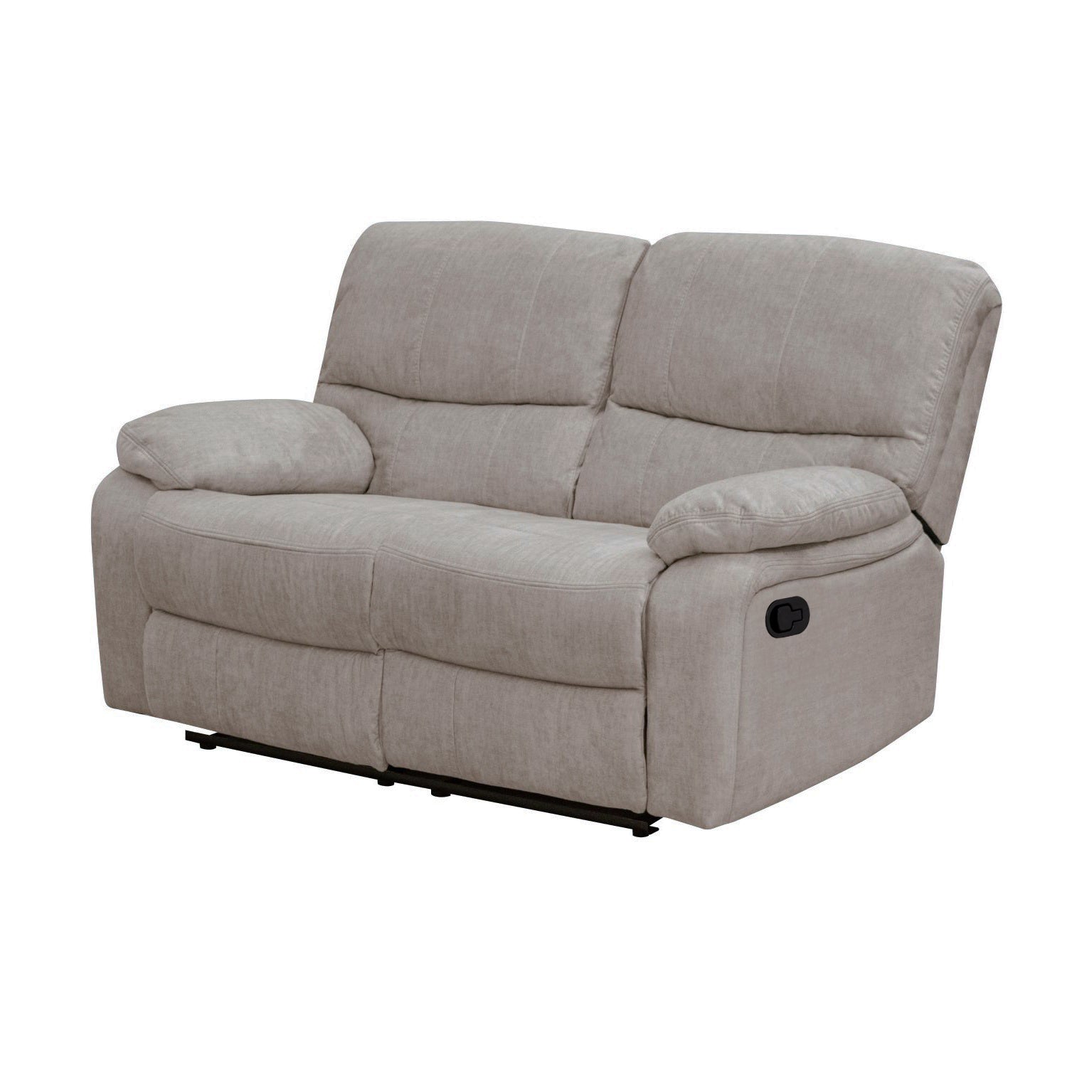 Sofá Reclinable 2 Puestos Star Velvet Azafran Crudo