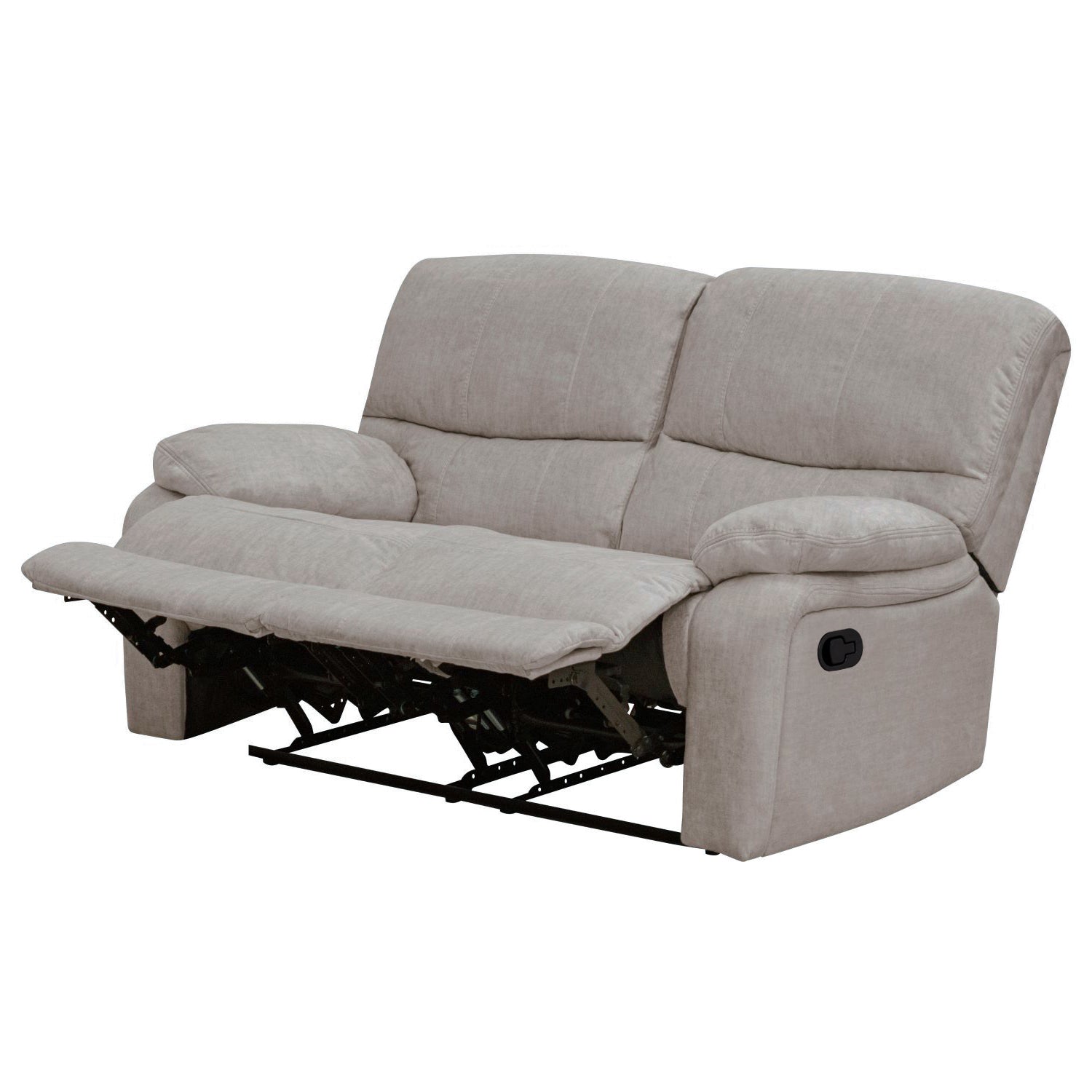 Sofá Reclinable 2 Puestos Star Velvet Azafran Crudo