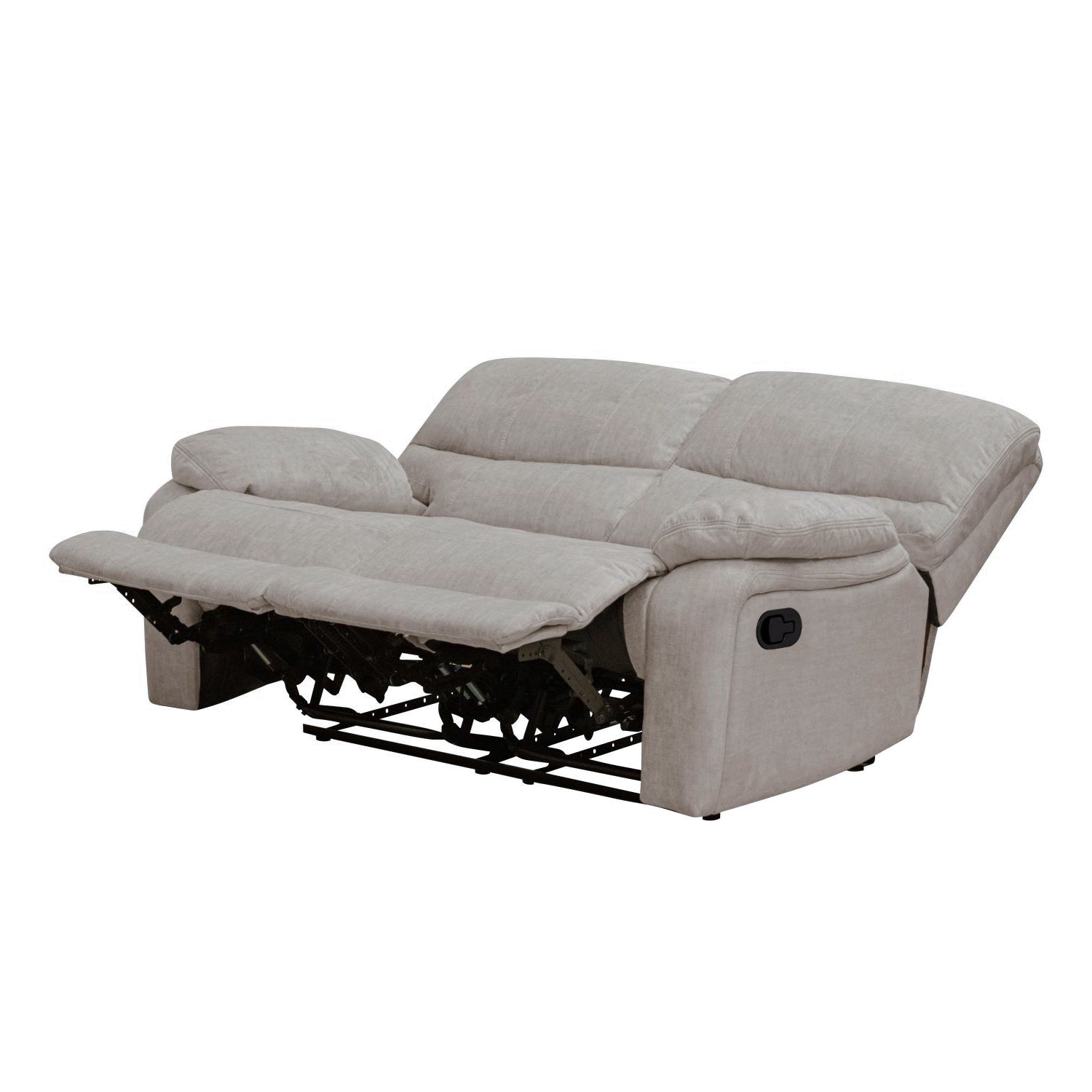 Sofá Reclinable 2 Puestos Star Velvet Azafran Crudo