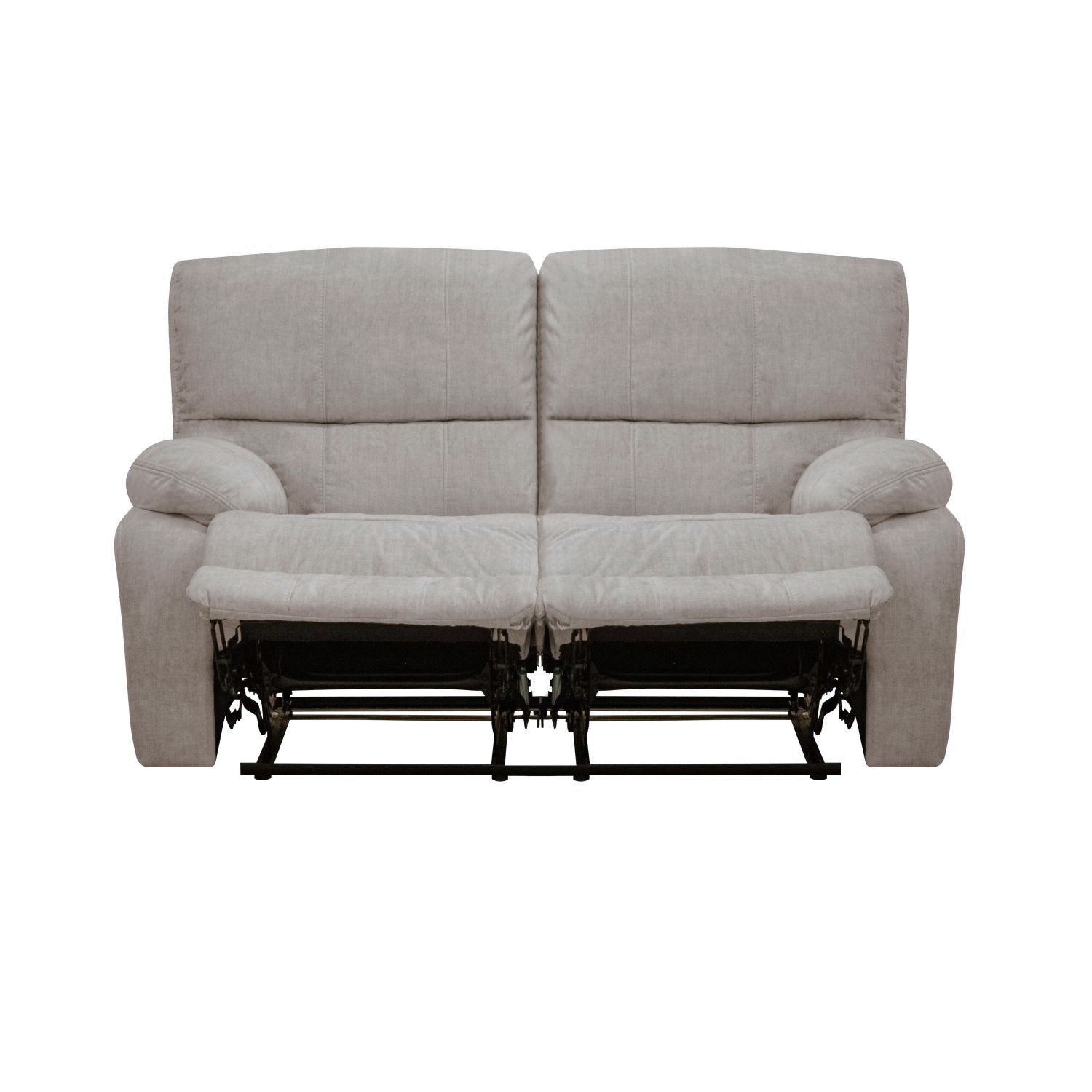 Sofá Reclinable 2 Puestos Star Velvet Azafran Crudo