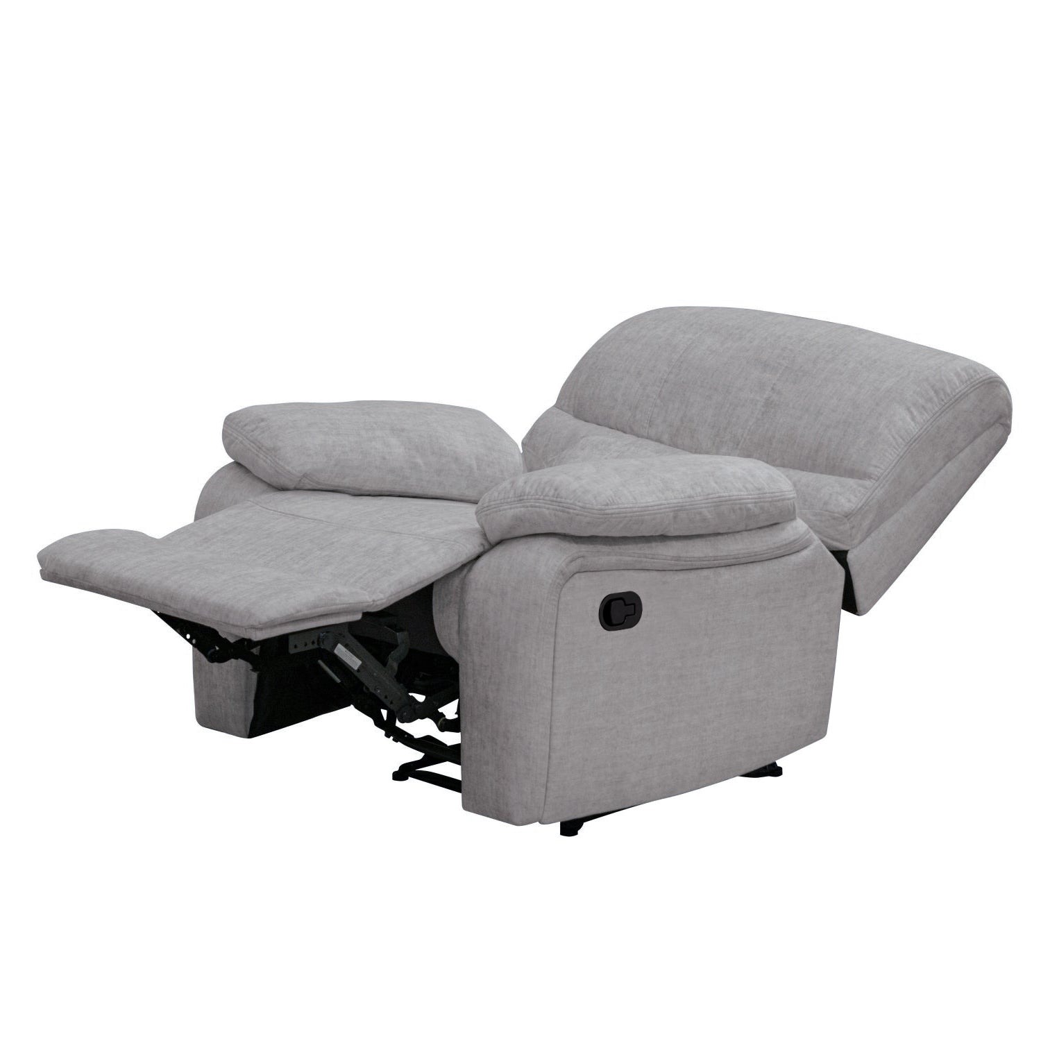 Sillón Reclinable Star Velvet Atlas Gris