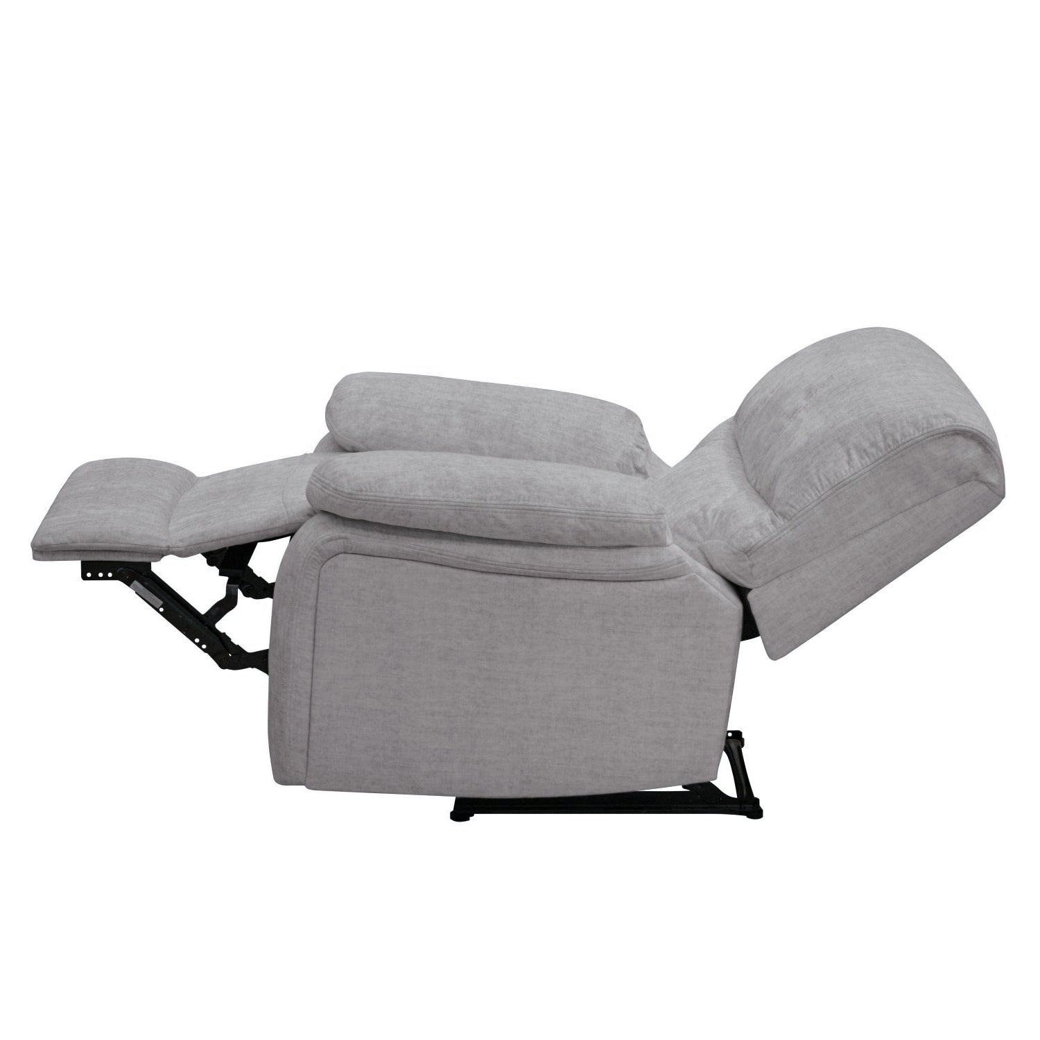 Sillón Reclinable Star Velvet Atlas Gris Eléctrica
