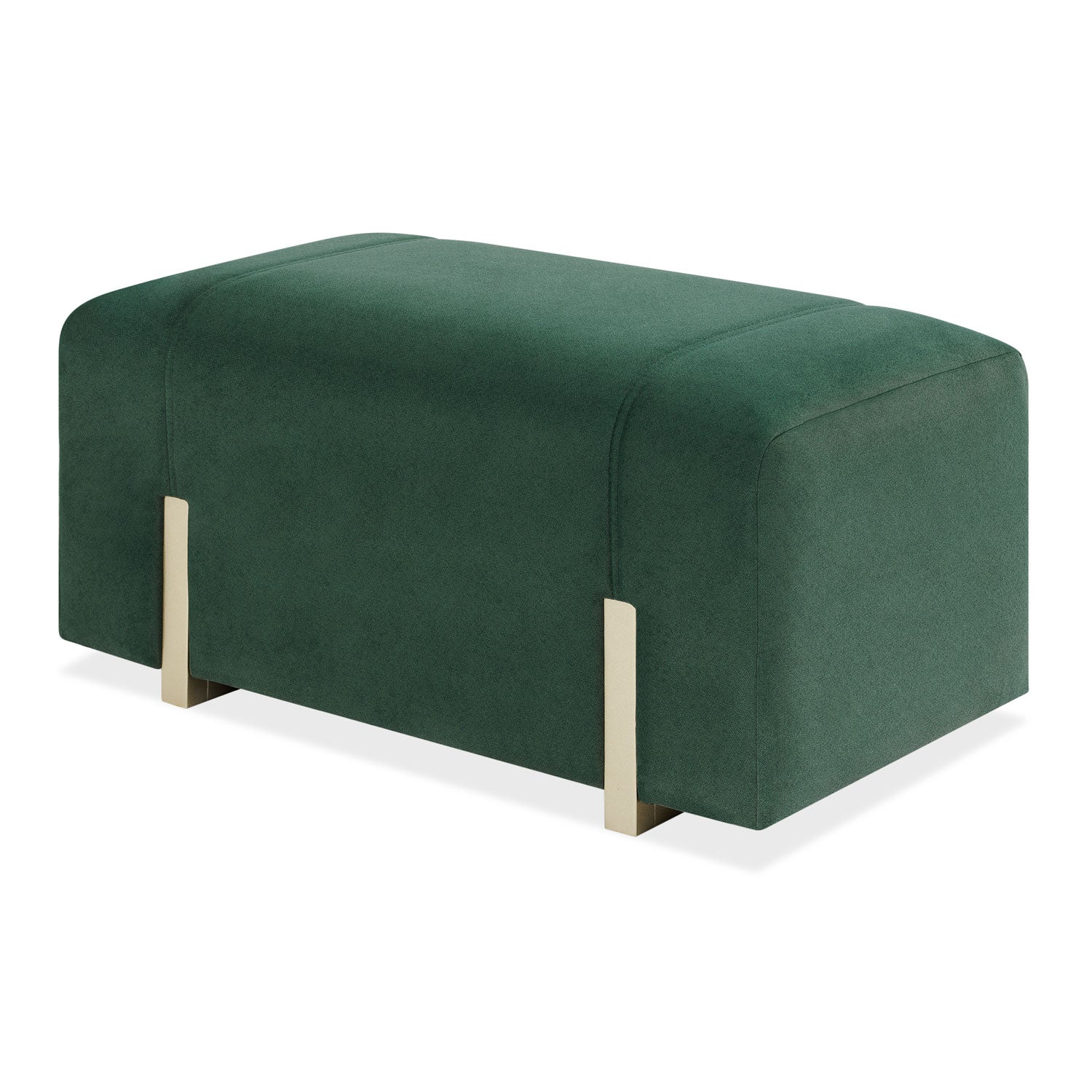 Puff Sevilla Velvet Galicia Verde, Champaña