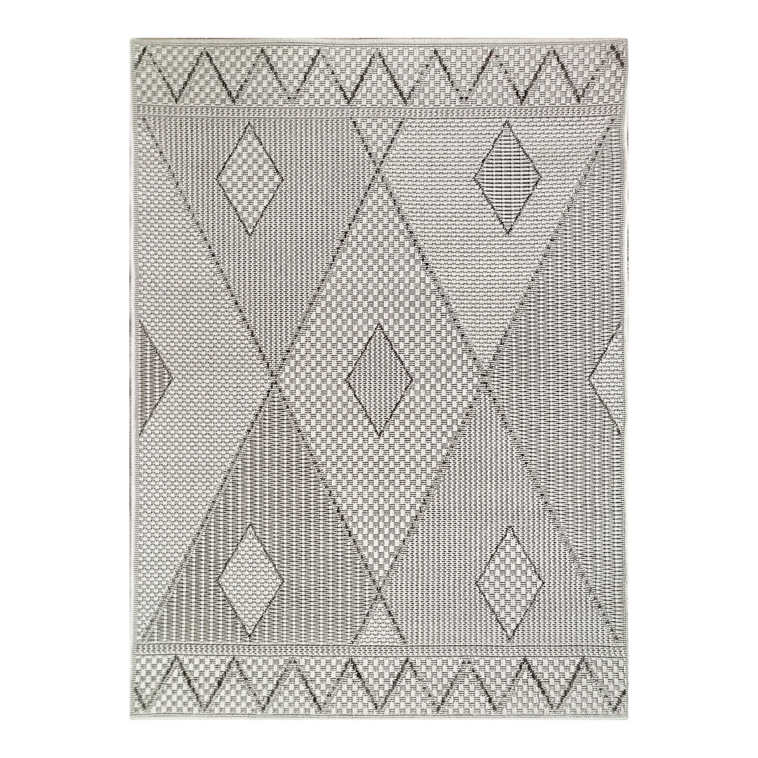 Alfombra 120X170Cm Habana Tonos Gris B