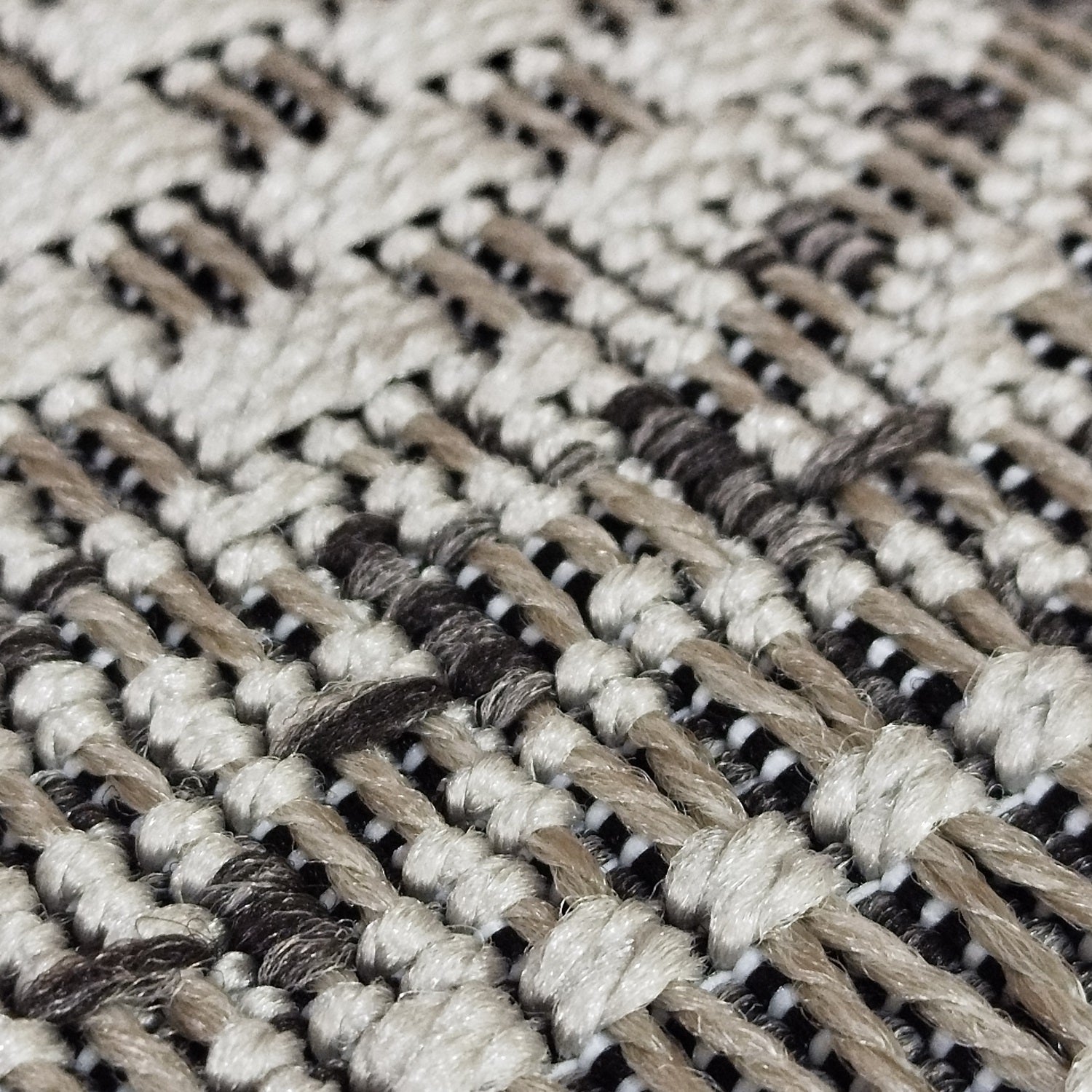 Alfombra 120X170Cm Habana Tonos Gris B