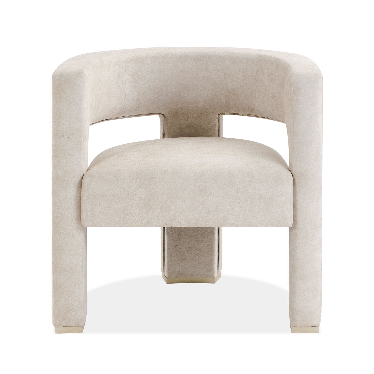 Poltrona Sevilla Velvet Zarem Ivory, Champaña