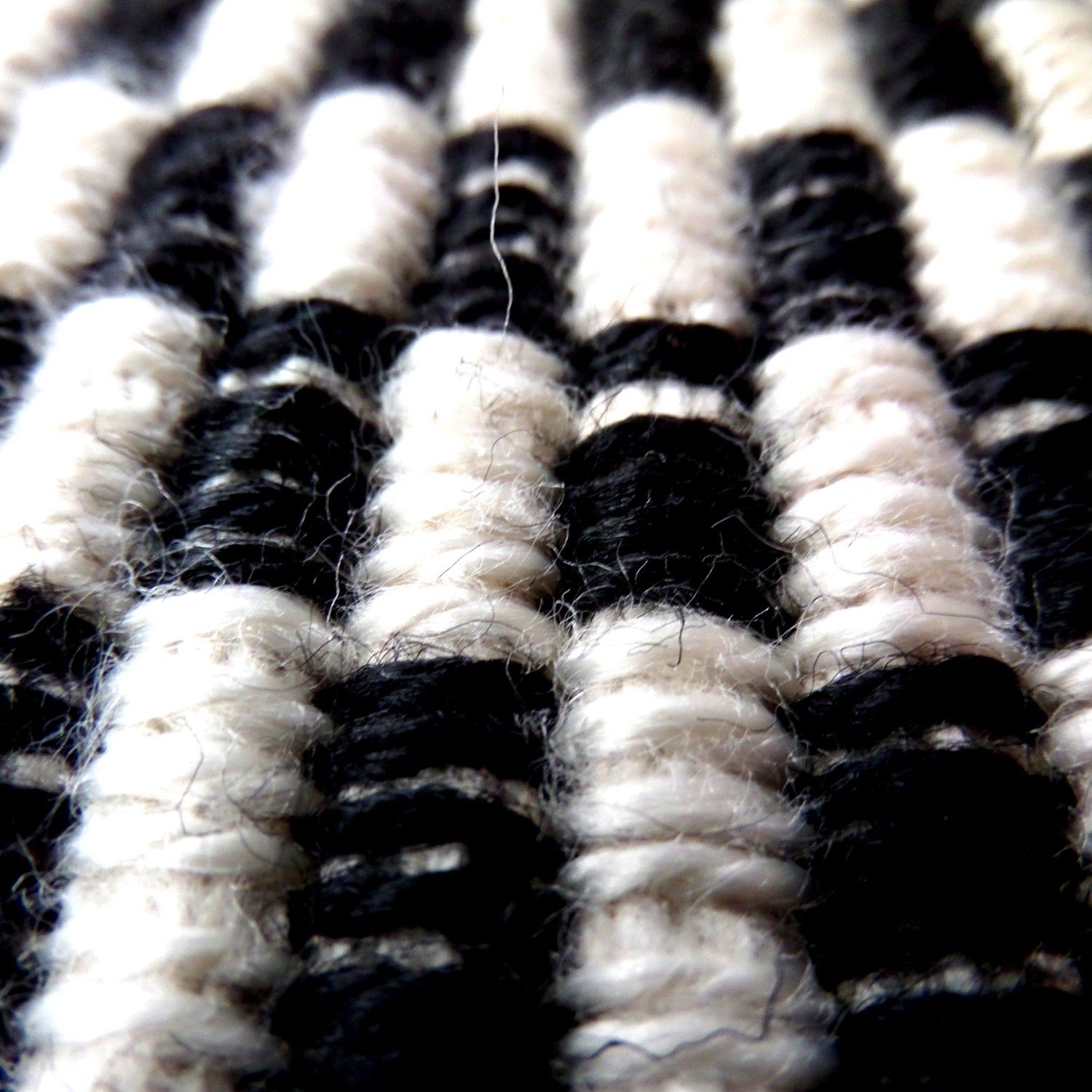 Alfombra Creta 160X230 Negro Blanco/400