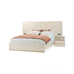 Cama King Paris Greige, Champaña
