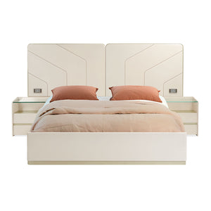 Cama King Paris Greige, Champaña