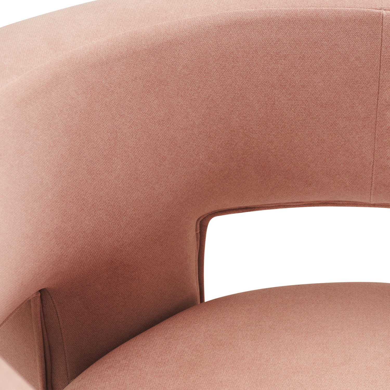 Poltrona Sevilla Velvet Galicia Rosa, Champaña