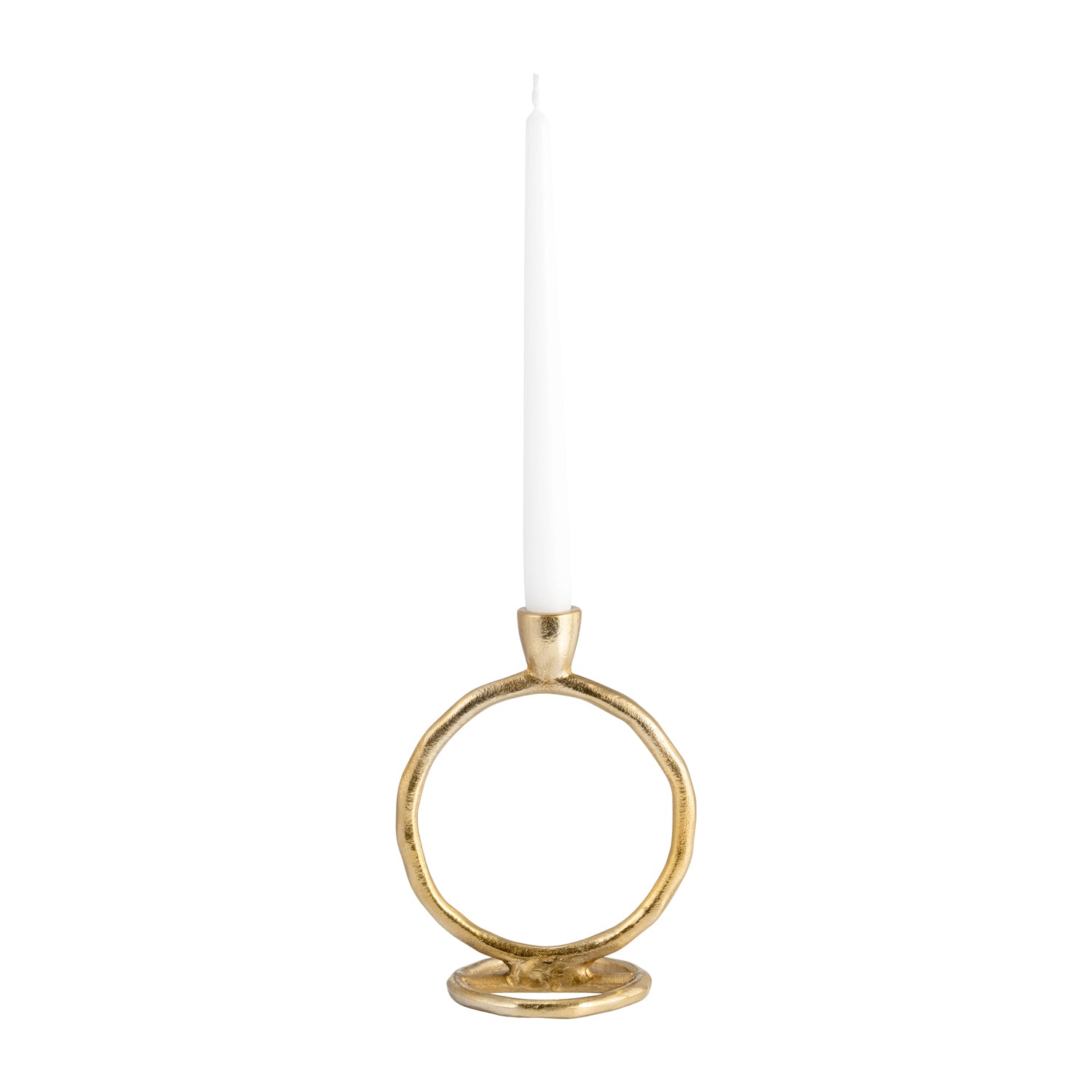Candelabro 18X15X10 Dorado Circular