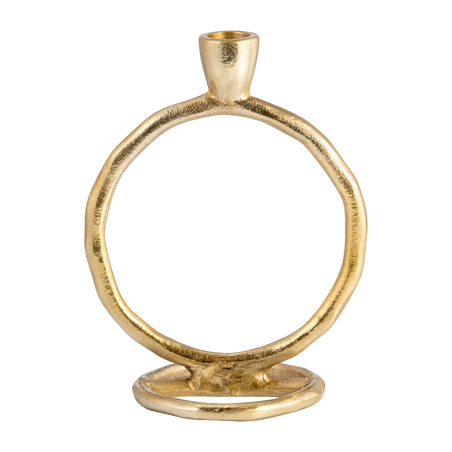 Candelabro 18X15X10 Dorado Circular