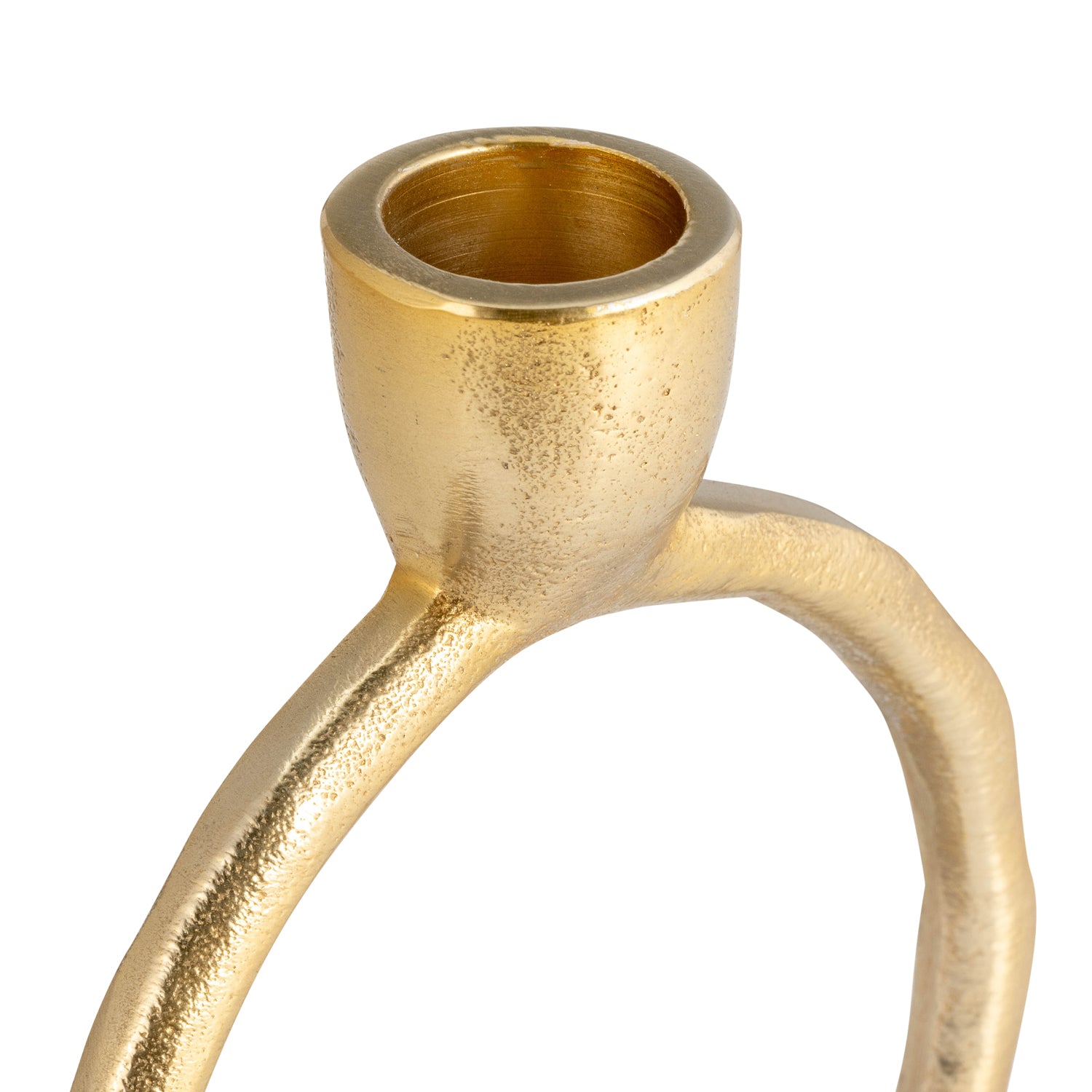 Candelabro 18X15X10 Dorado Circular