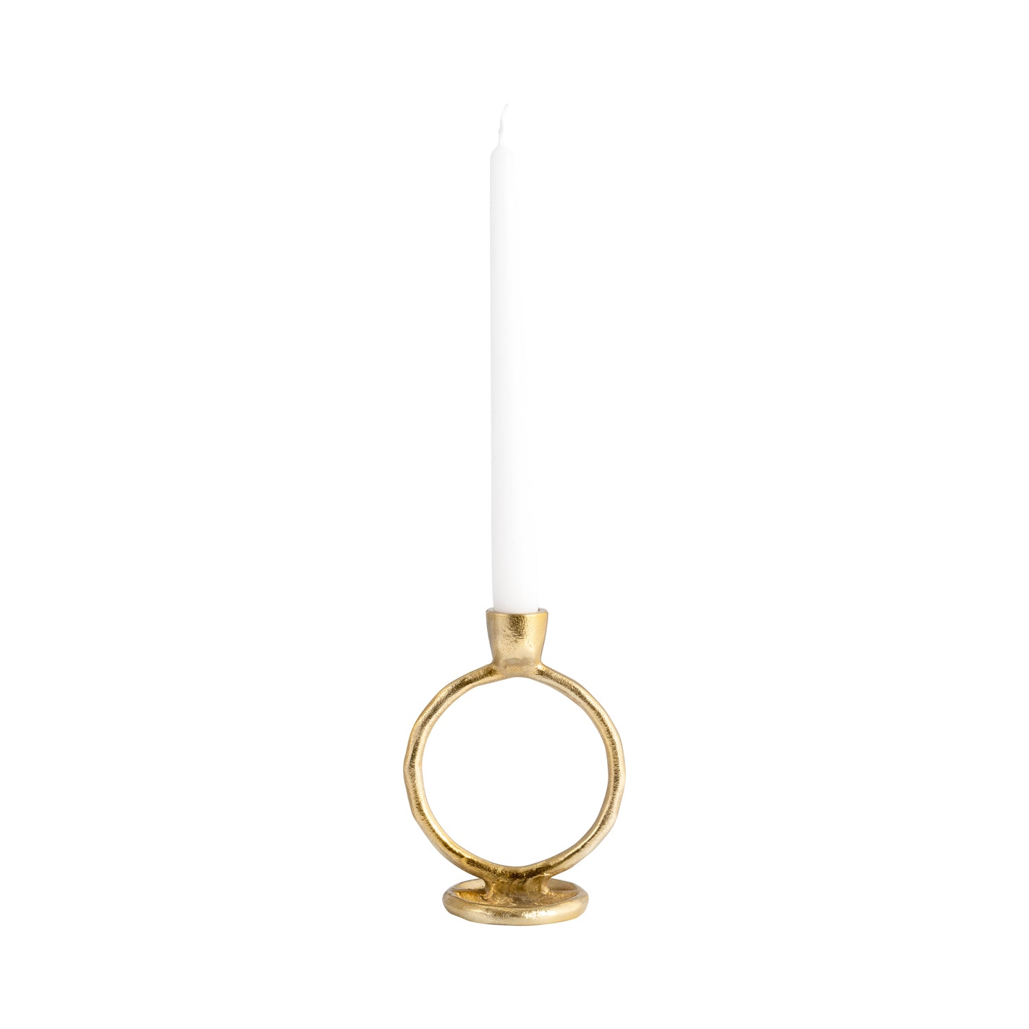 Candelabro 15X10X8 Dorado Circular