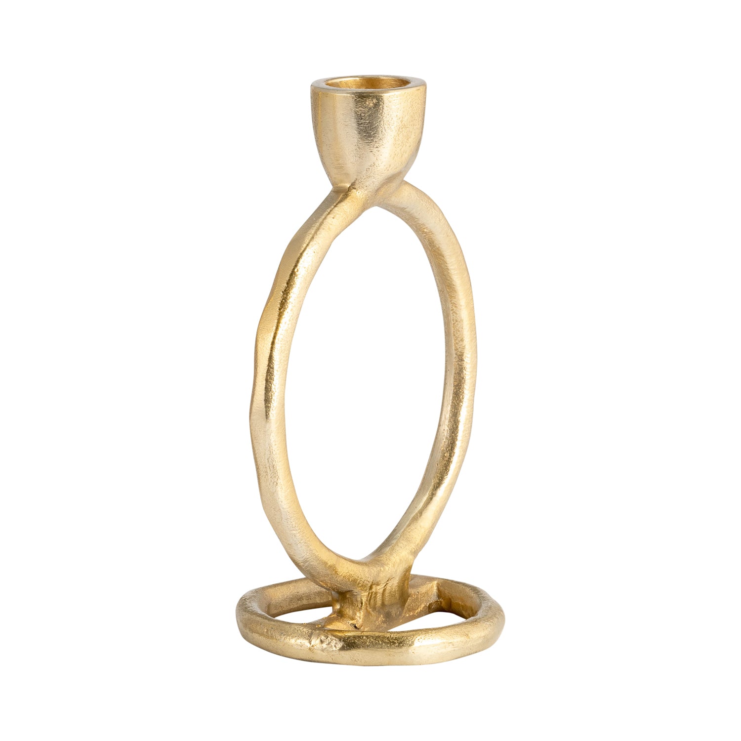 Candelabro 15X10X8 Dorado Circular