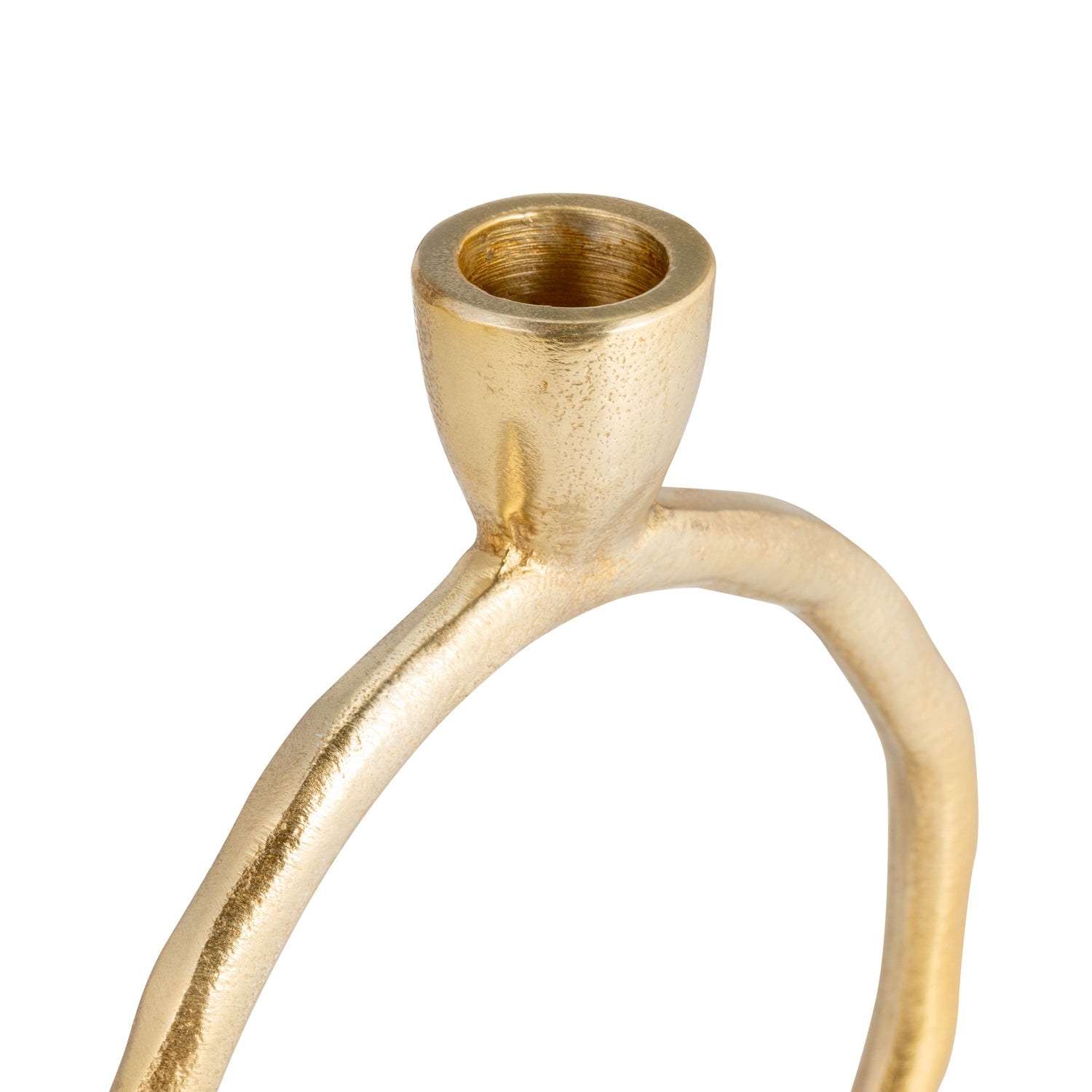 Candelabro 15X10X8 Dorado Circular