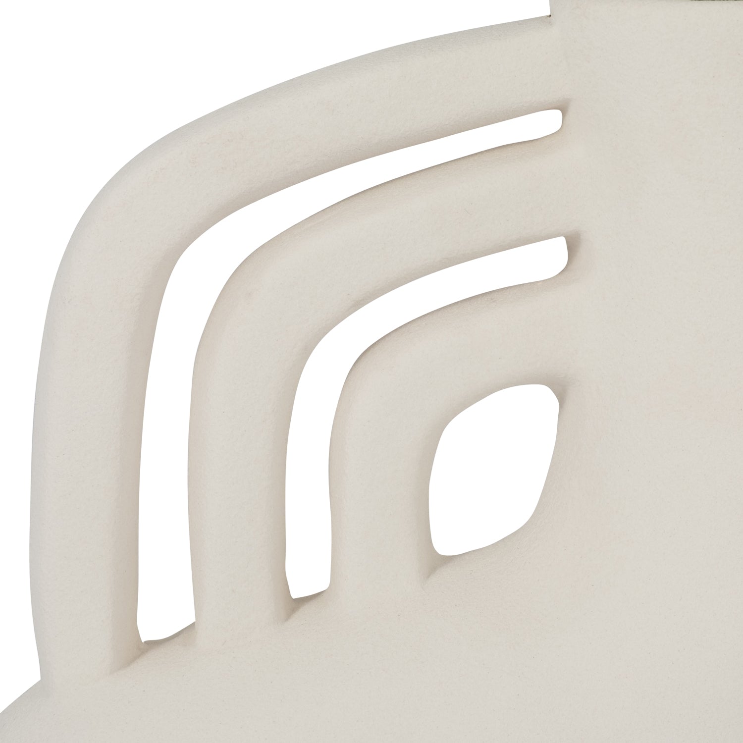 Jarron 30X28X13 Blanco Rugoso